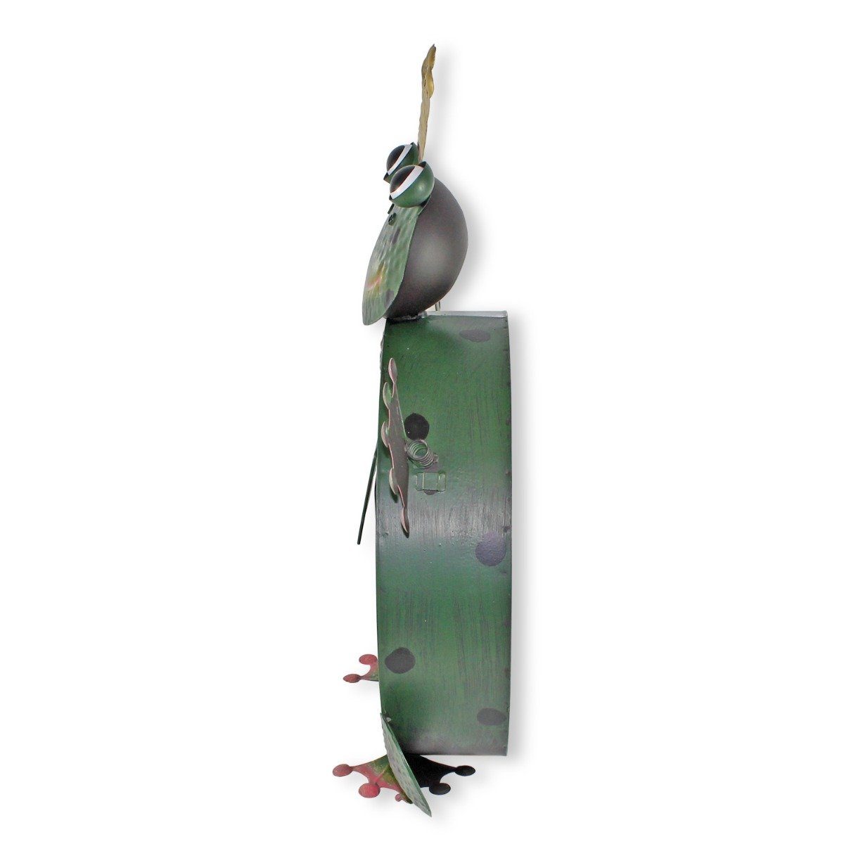 cm Metall-Briefkasten hoch) Schlüsseln, Metall, mit Froschkönig colourliving 60 2 handbemalt, Briefkasten (aus