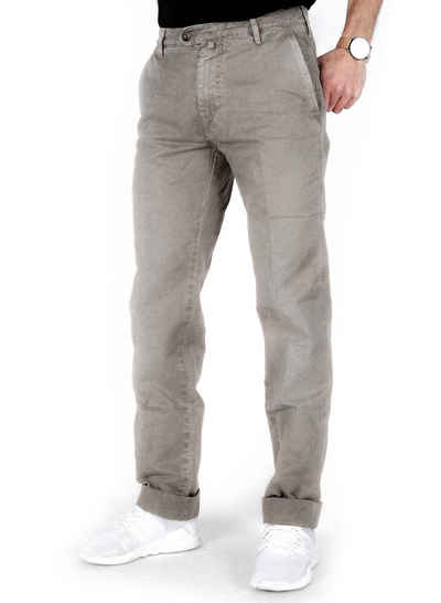 JACOB COHEN Tapered-fit-Jeans Handgefertigte Regular Chino Jeans - APW698 Grau
