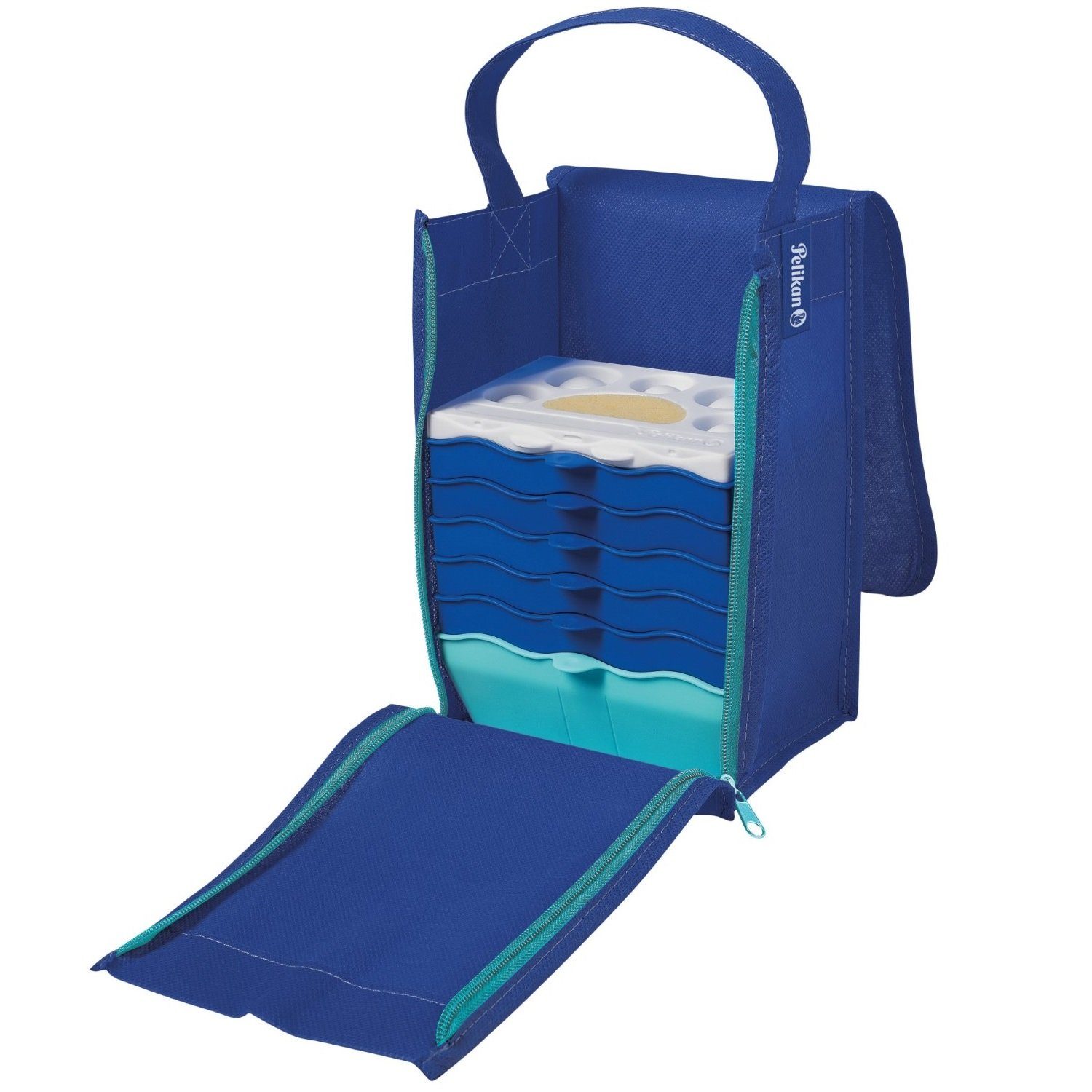 Pelikan Marker Kreativfabrik Super-Tower Set Box 54 Teile, Griffix Pinsel Knete Stifte Temperafarben Wachsmalstifte Buntstifte