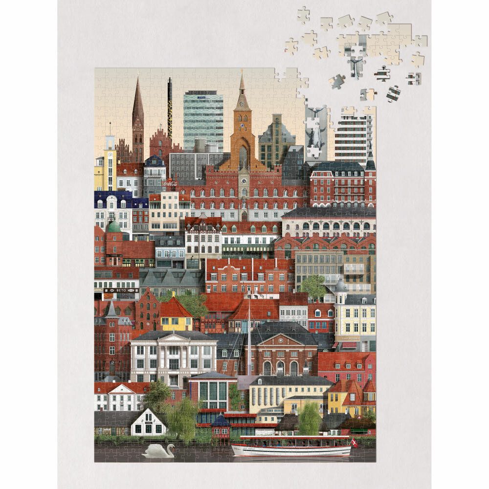Martin Schwartz Puzzle Odense, 1000 Puzzleteile günstig online kaufen