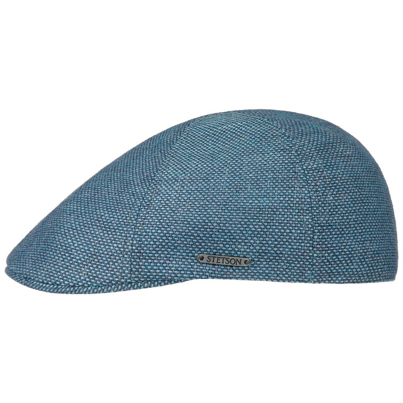 Stetson Flat Cap (1-St) Schirmmütze mit Schirm, Made in the EU blau