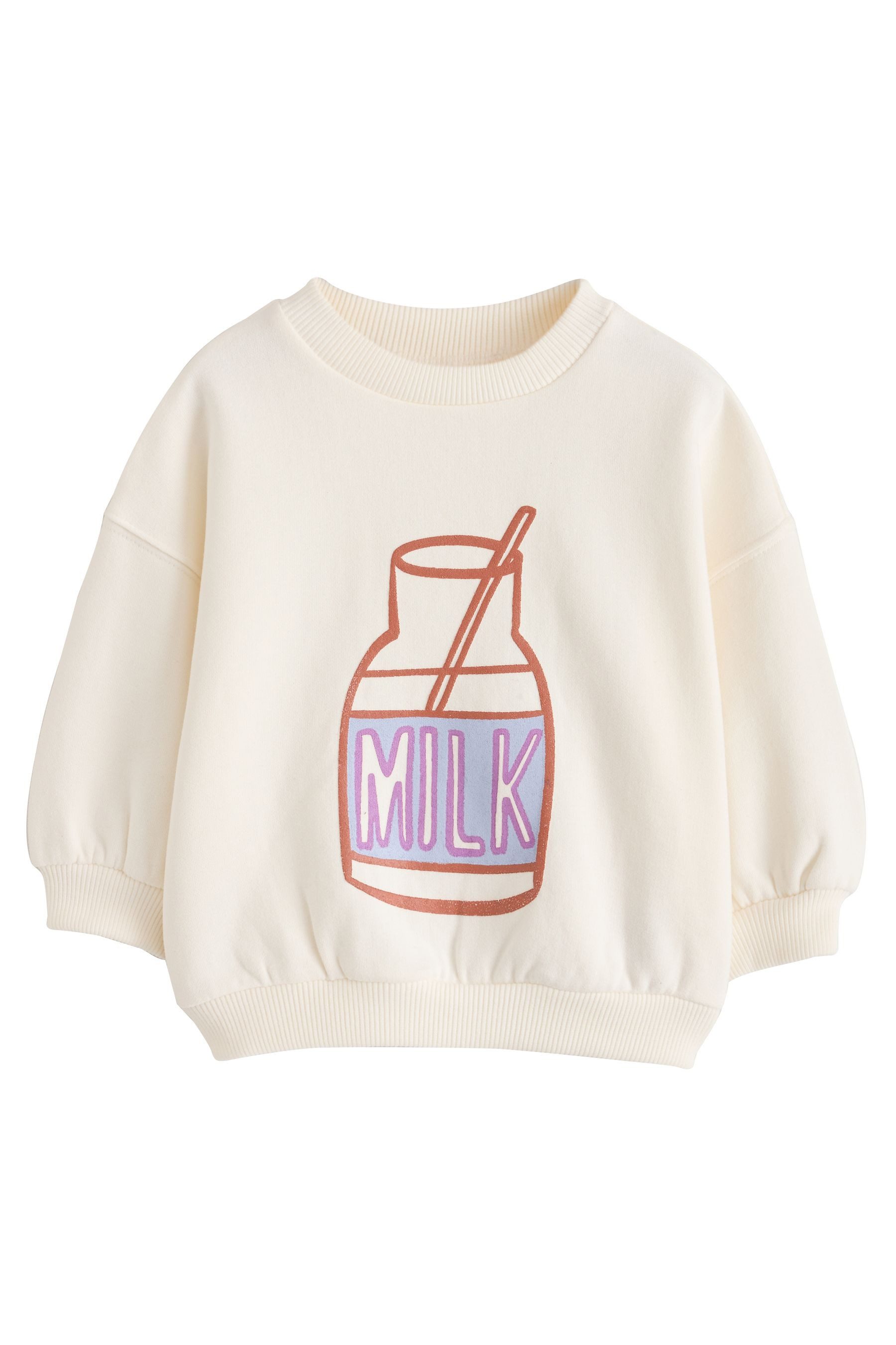 Next Sweater Sweatshirt mit Rundhalsausschnitt (1-tlg)