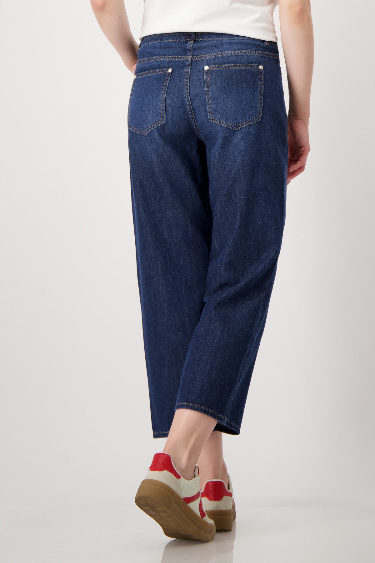 Monari Culotte "Hose Lyocell 64cm" mit Bindeband günstig online kaufen
