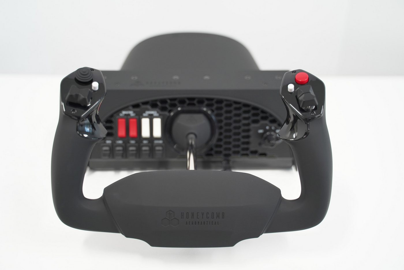 Honeycomb Aeronautical Alpha Flights Controls Yoke & Switch Panel Gaming-Controller (Steuerhorn für Flugsimulation, 1 St)