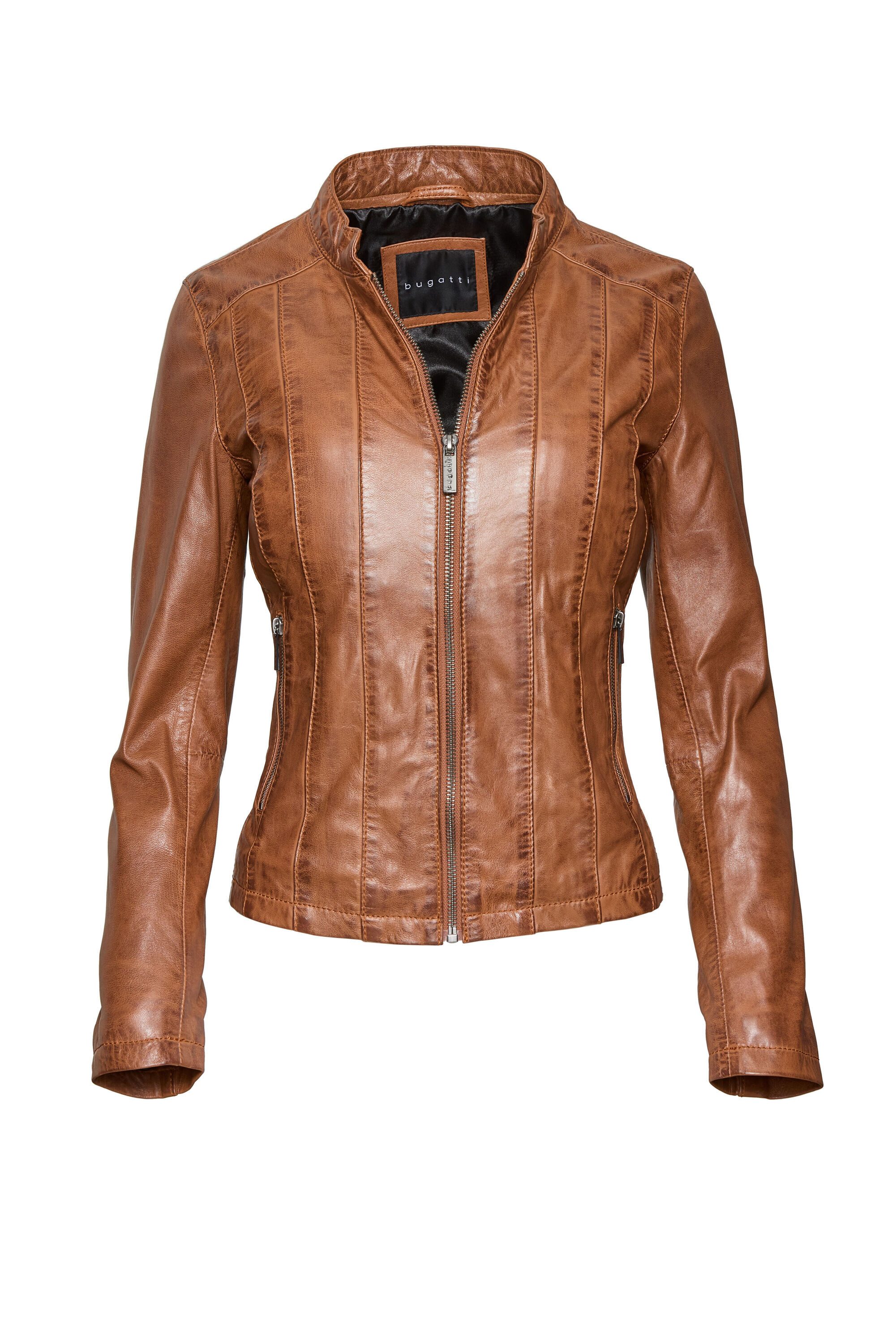 bugatti Lederjacke BULady-140 (1-St) aus hochwertigem Leder
