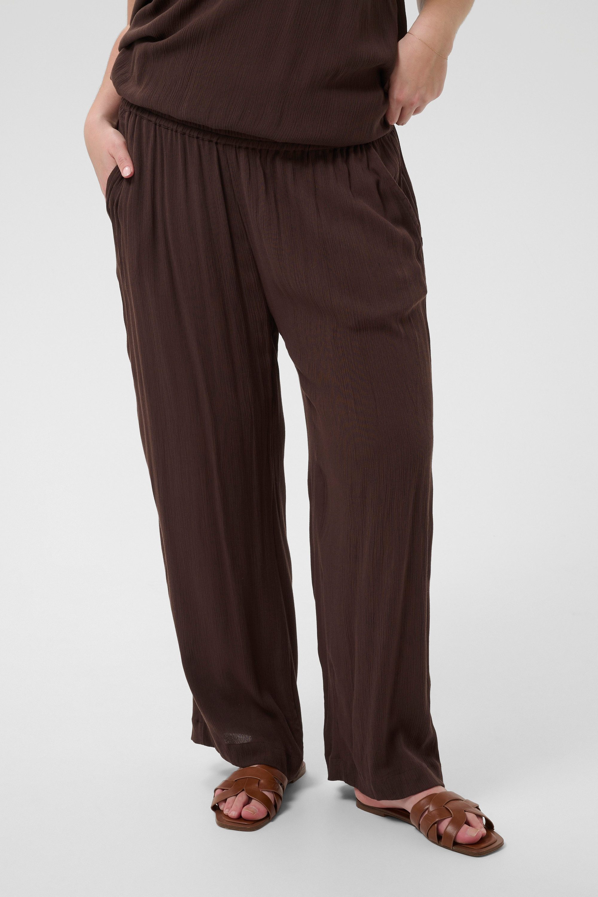 KAFFE Curve Stoffhose Casual Hose KCdacina Große Größen
