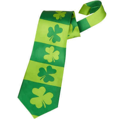 dressforfun Kostüm St. Patrick’s Day Kleeblatt Krawatte mit Streifen