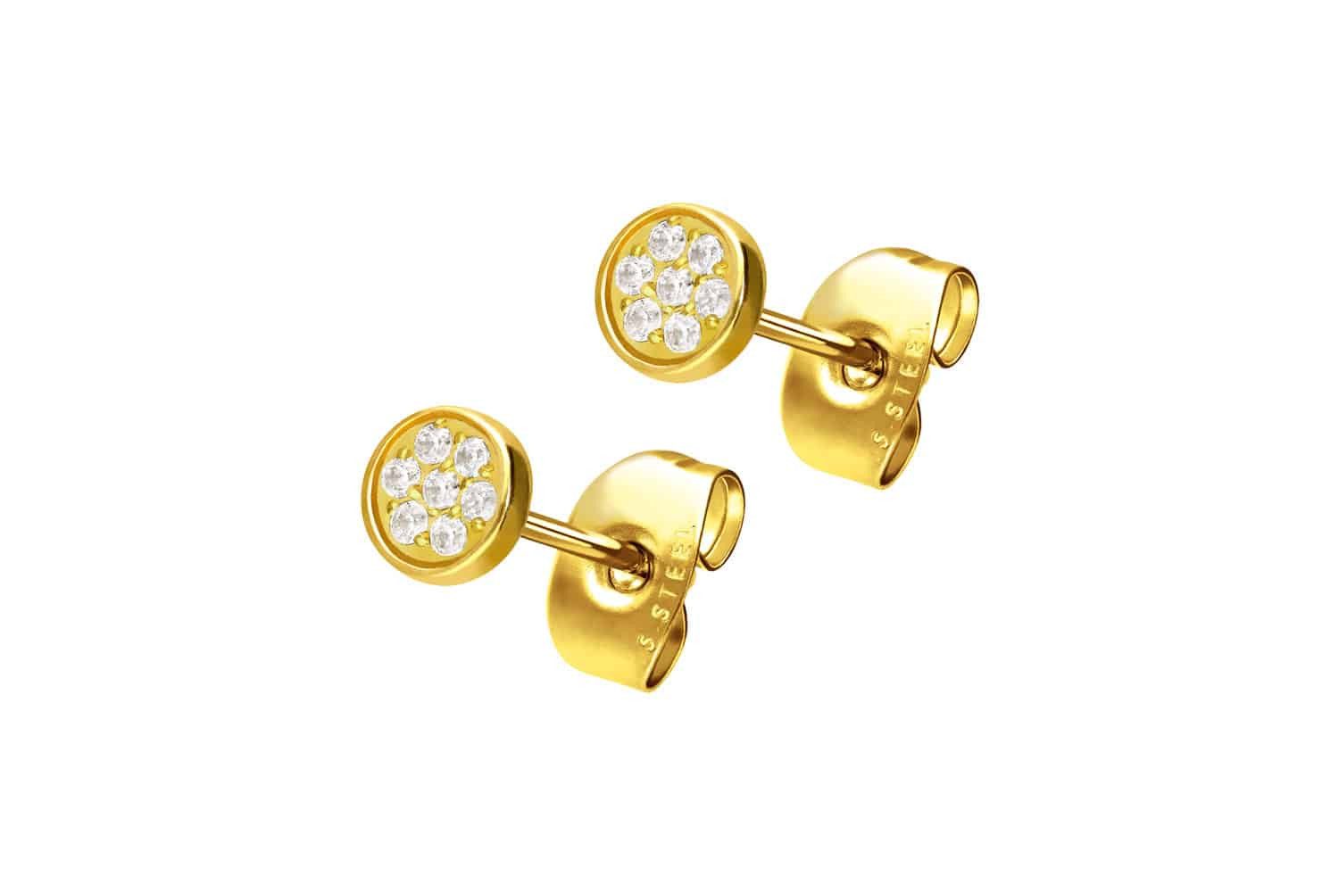 FILANGO Single-Ohrstecker Chirurgenstahl Ohrstecker DISC + günstig online kaufen