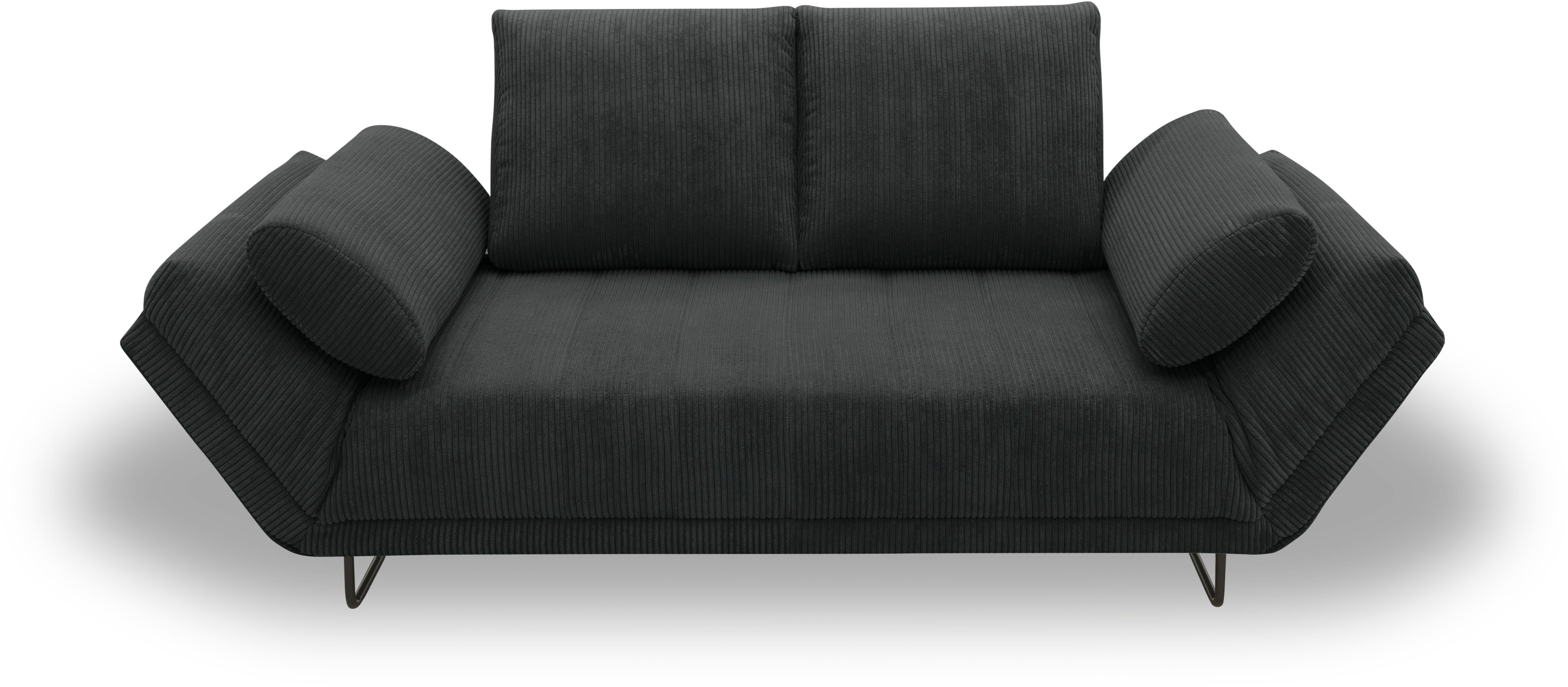 Schlafsofa Jadelyn mit klappbaren Armlehnen