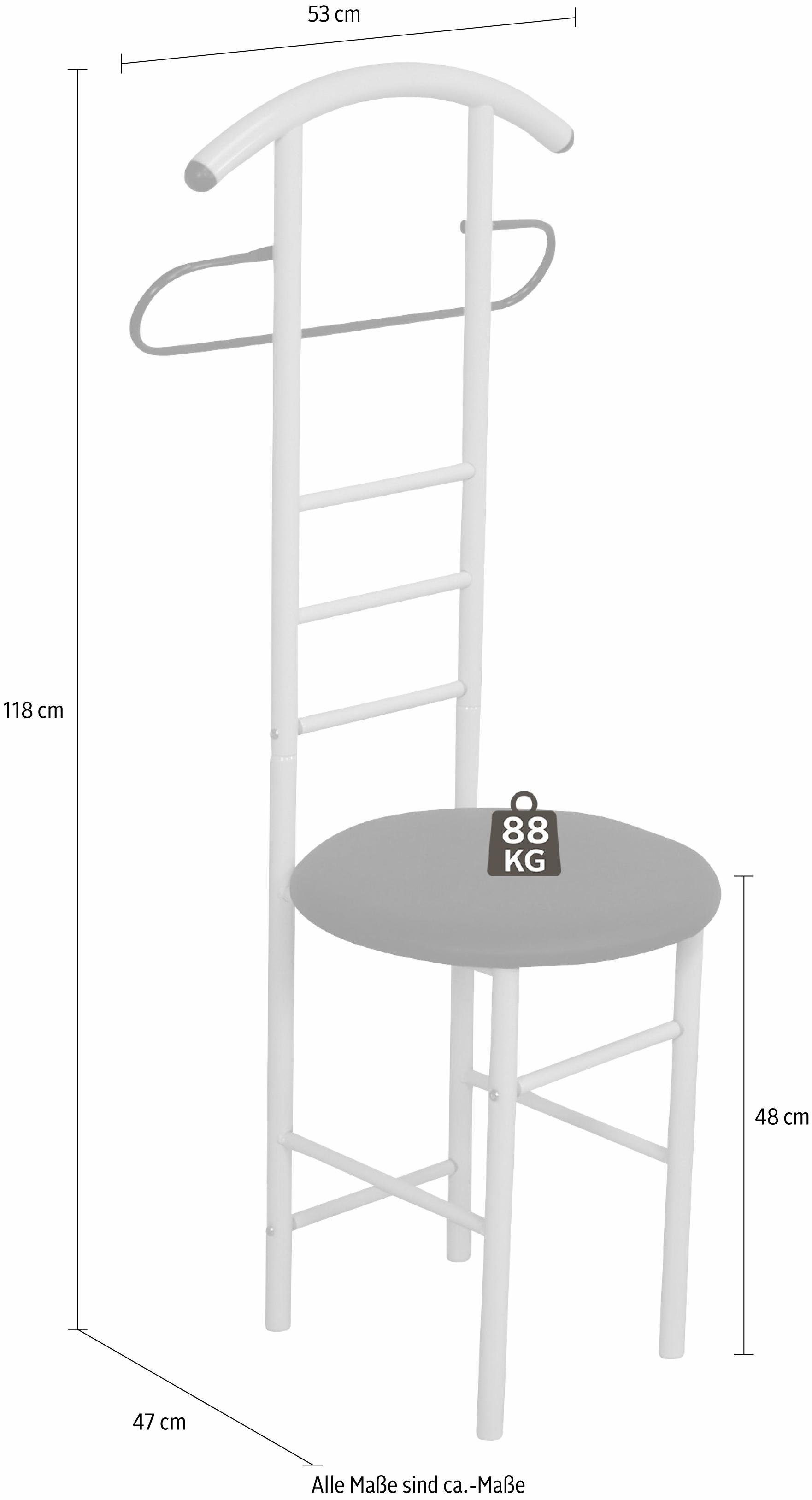 INOSIGN Herrendiener, (Kleiderständer, OTTOs Choice), Maße (B/T/H): 53/47/118 cm