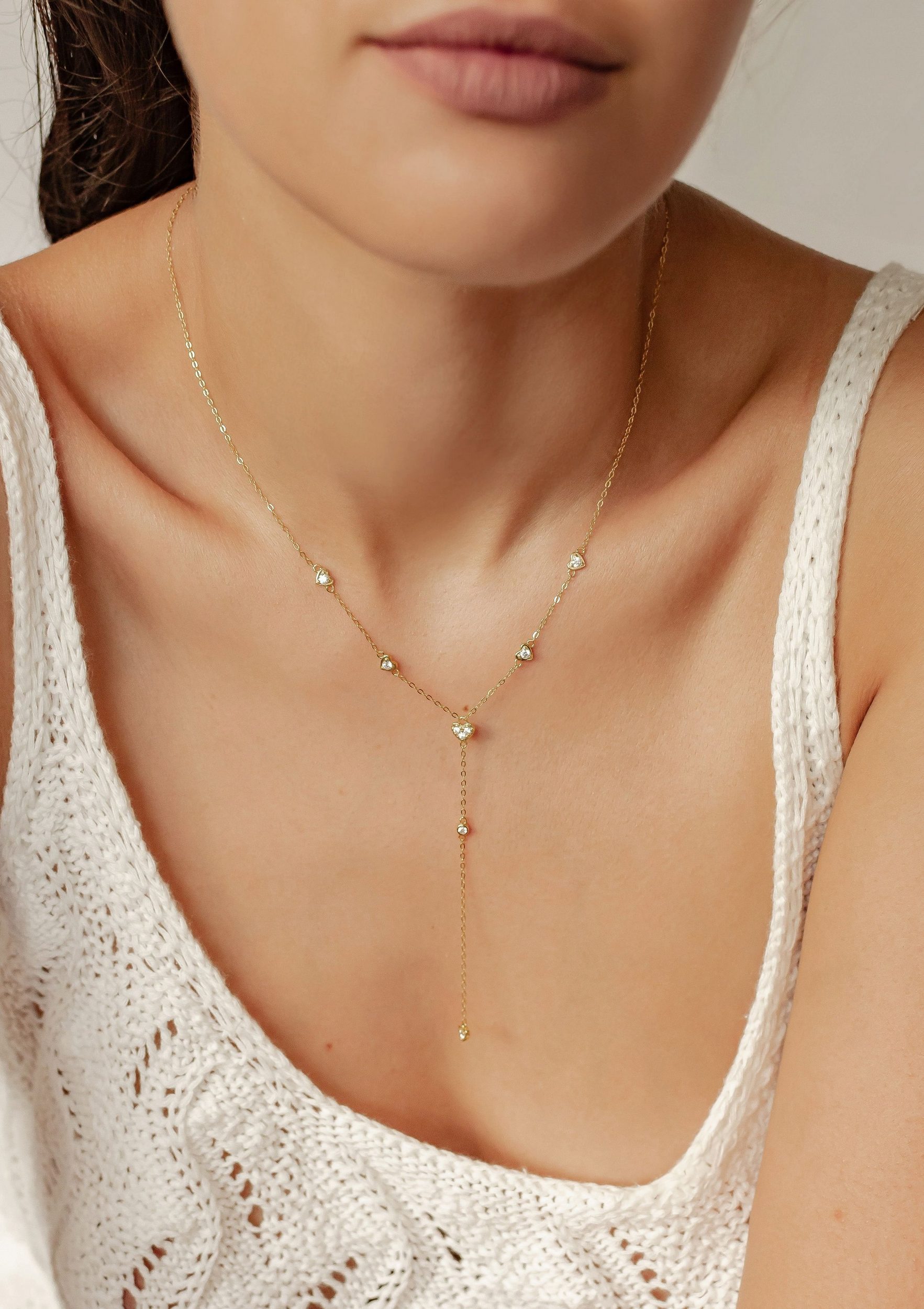 Hey Happiness Y-Kette Herzkette, Silber 925 günstig online kaufen