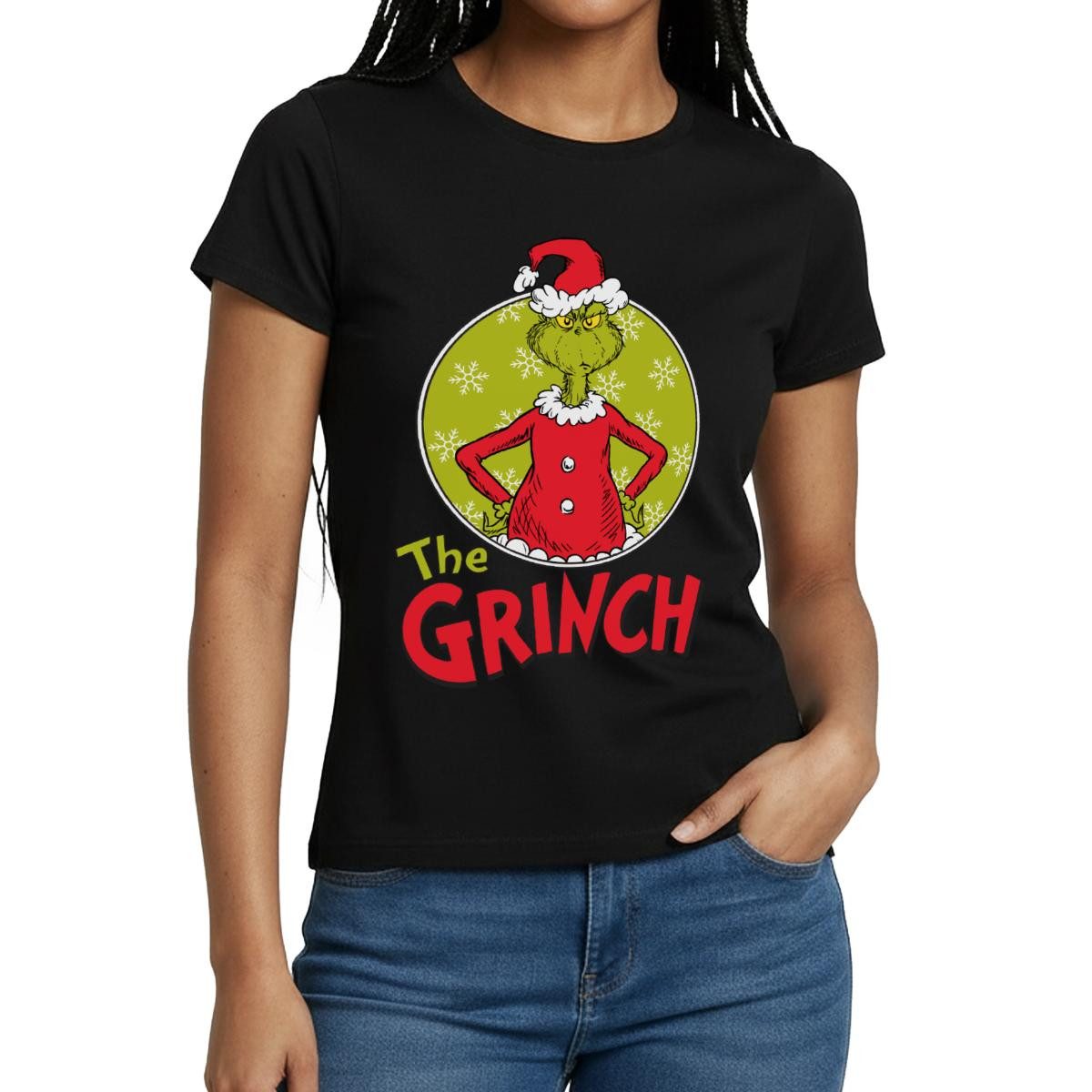 Spreadshirt T-Shirt Der Grinch Logo The Grinch Frauen T-Shirt (1-tlg)