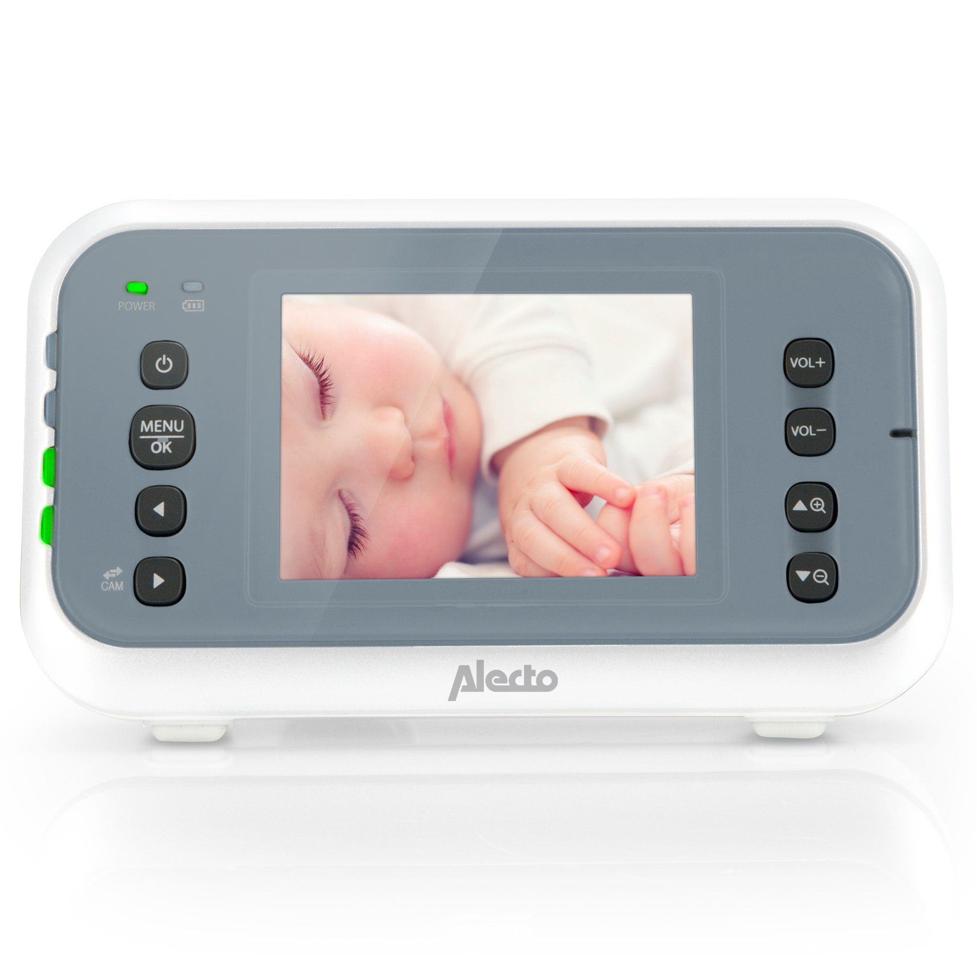 Alecto Video-Babyphone DVM-76, 1-tlg., Kamera und 2.8"-Farbdisplay mit Babyphone