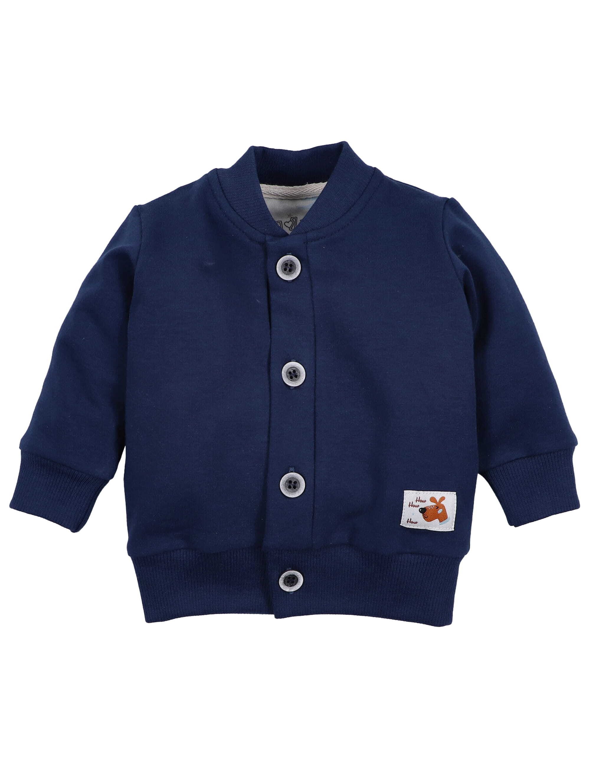 2-in-1-Strickjacke Jacke Hund