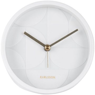 Karlsson Uhr Wecker Echelon Circular White