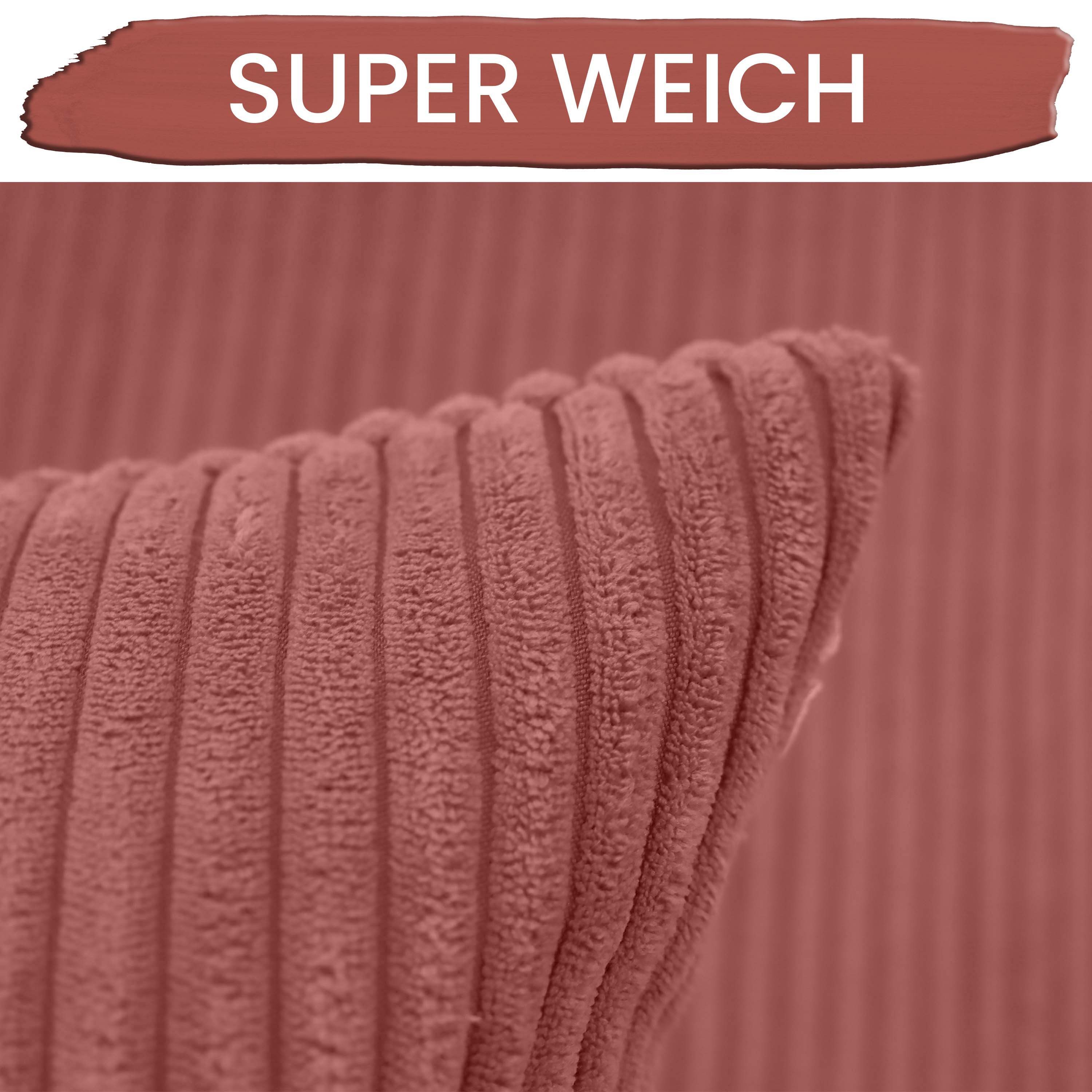 Amilian Dekokissen Sofakissen Couchkissen 2er Set - mit Füllung und Kissenbezug, weich, Hotelverschluss, formstabil – Bild 2 von 5
