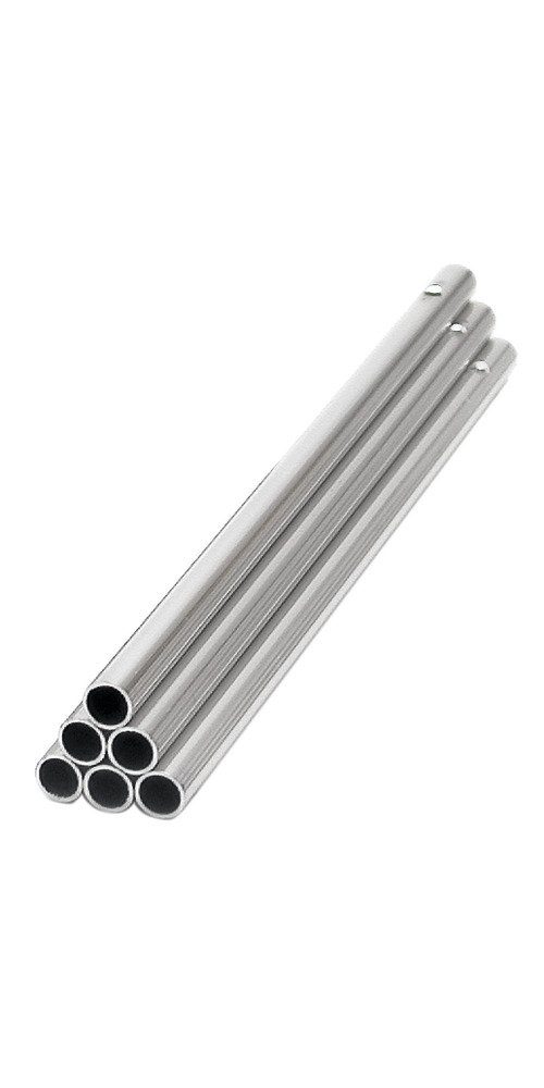 Rayher Windspiel Klangstäbe, 4 cm x Ø 6 mm, hohl, Silberfarbend