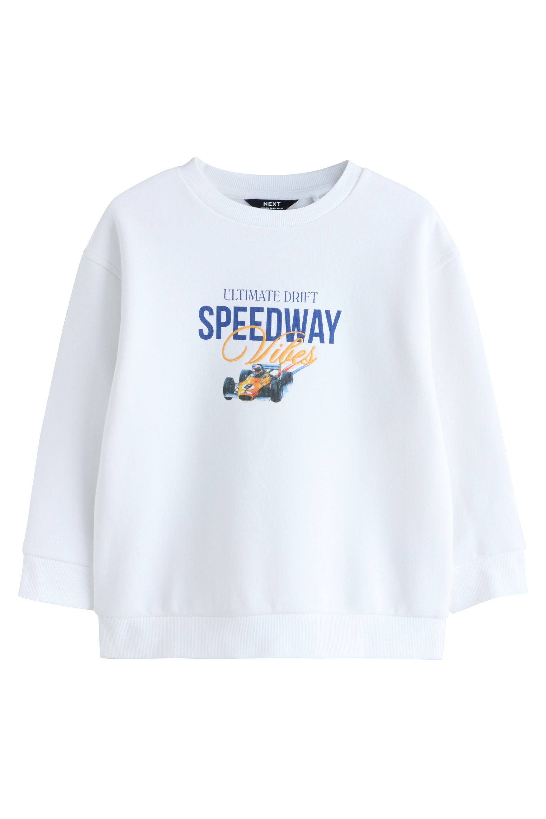 Sweater Rundhals-Pullover mit Grafik