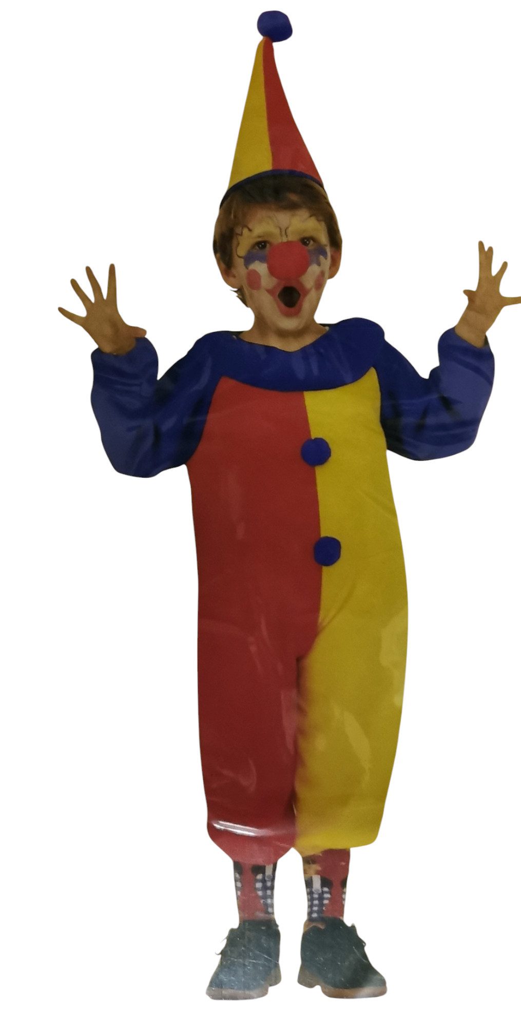 Widmann S.r.l. Clown-Kostüm Kinderkostüm Clown Jumpsuit 2-3 Jahre
