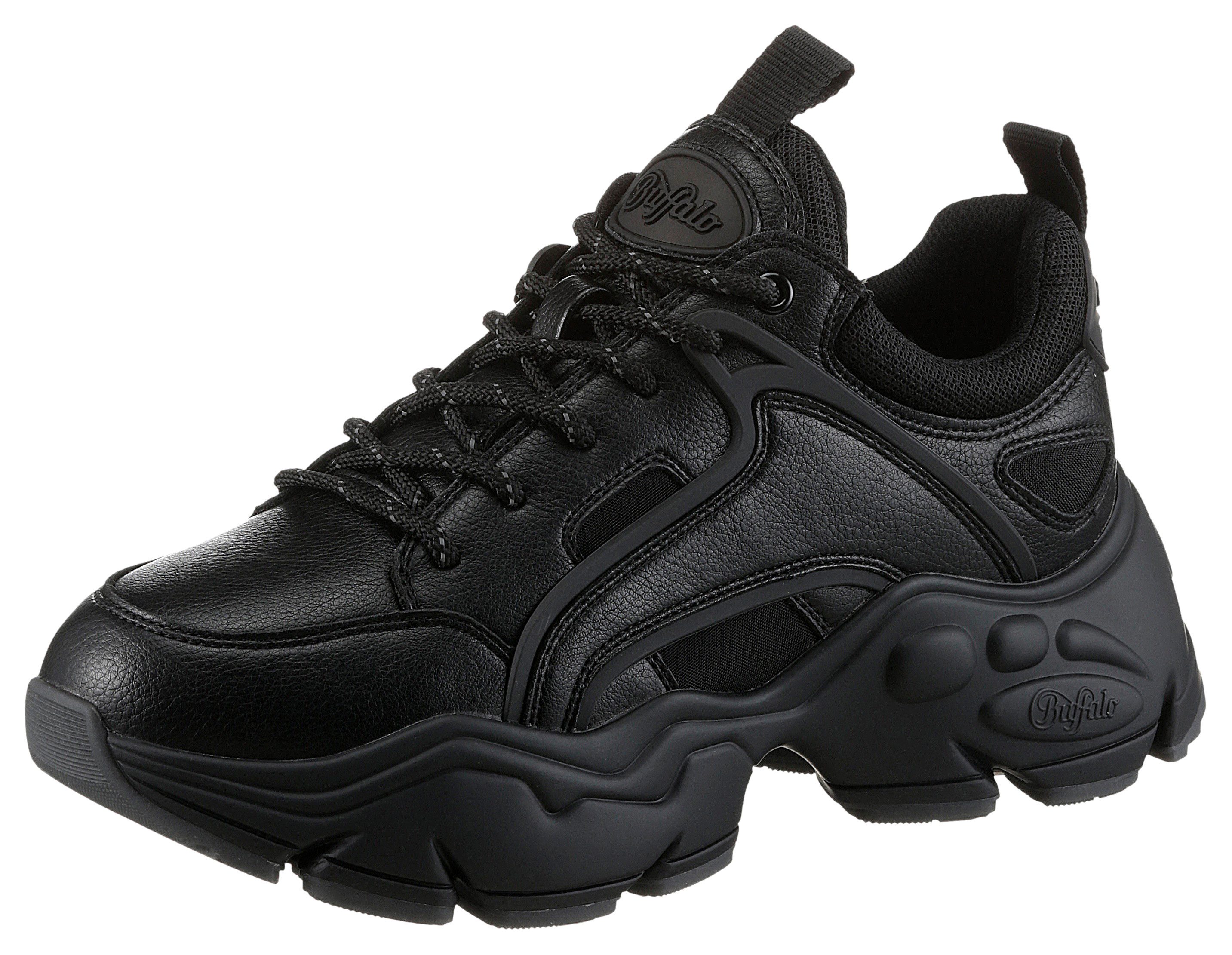 Buffalo BINARY Plateausneaker, Halbschuh, Schnürschuh, Chunky günstig online kaufen