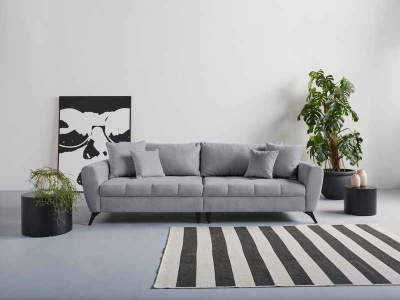 INOSIGN Big-Sofa Lörby, Belastbarkeit bis 140kg pro Sitzplatz, auch mit Aqua clean-Bezug