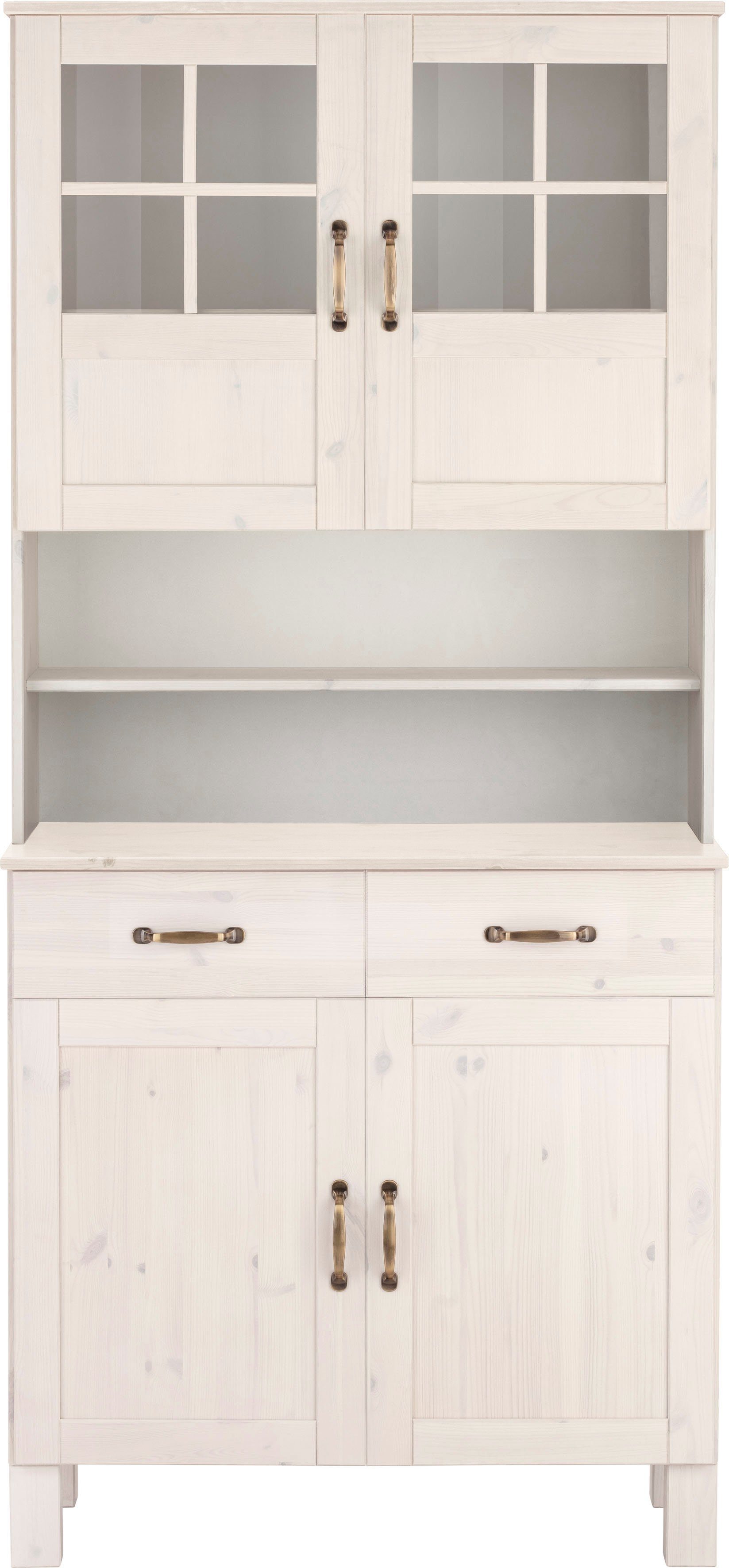 Home affaire Küchenbuffet Alby Breite 85 cm, 2 Glastüren