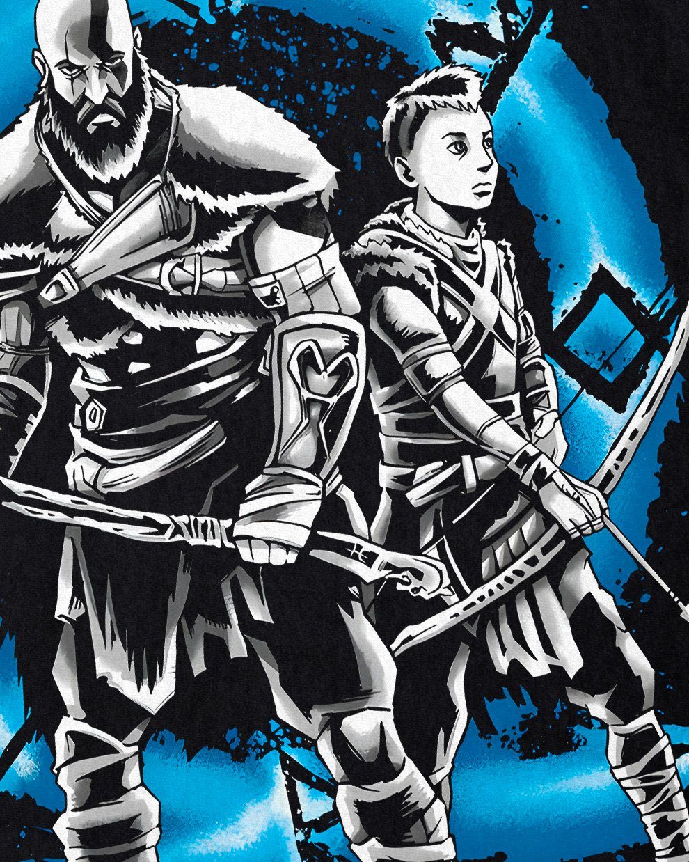 Print-Shirt Kinder war style3 kratos of adventure Family god action T-Shirt War