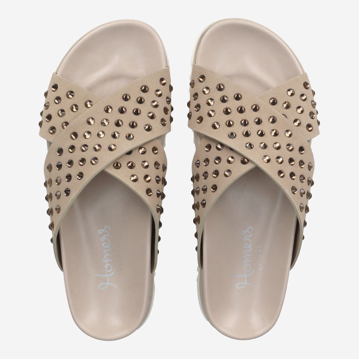 Homers Homers 21648 BIO, Sandaletten, Beige, Damen Sandalette