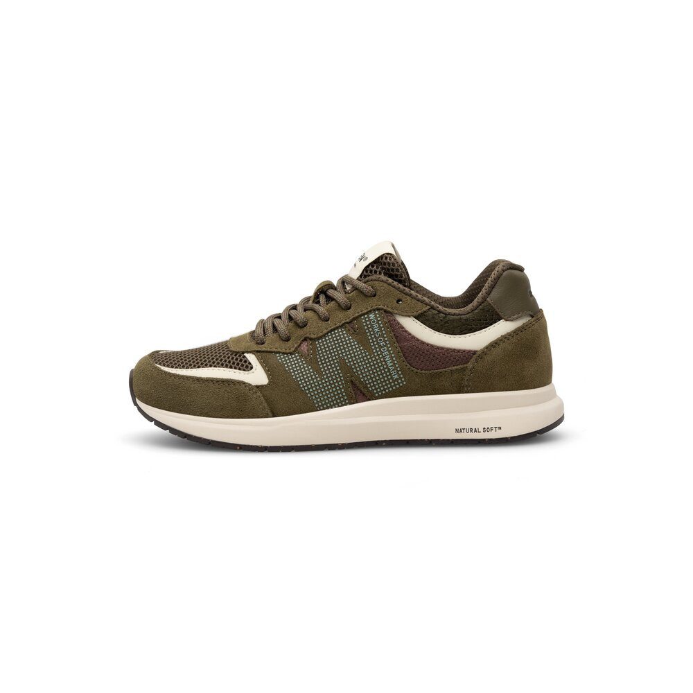 WODEN Woden - Rigmor Open Mesh - Grün Schnürschuh