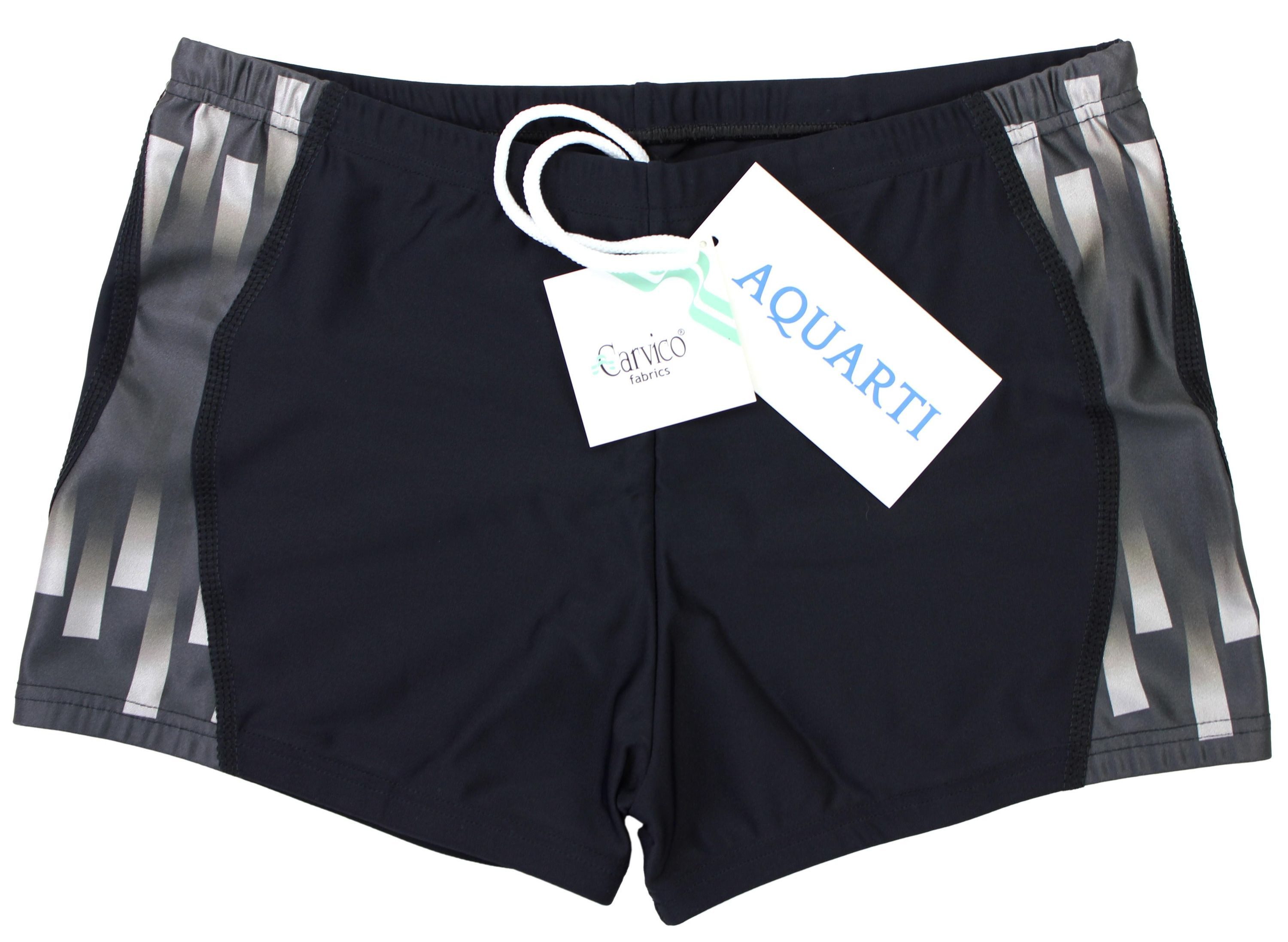 Aquarti Badehose Aquarti Herren Badehose Kurz Sportlich Streifen – Bild 4 von 5