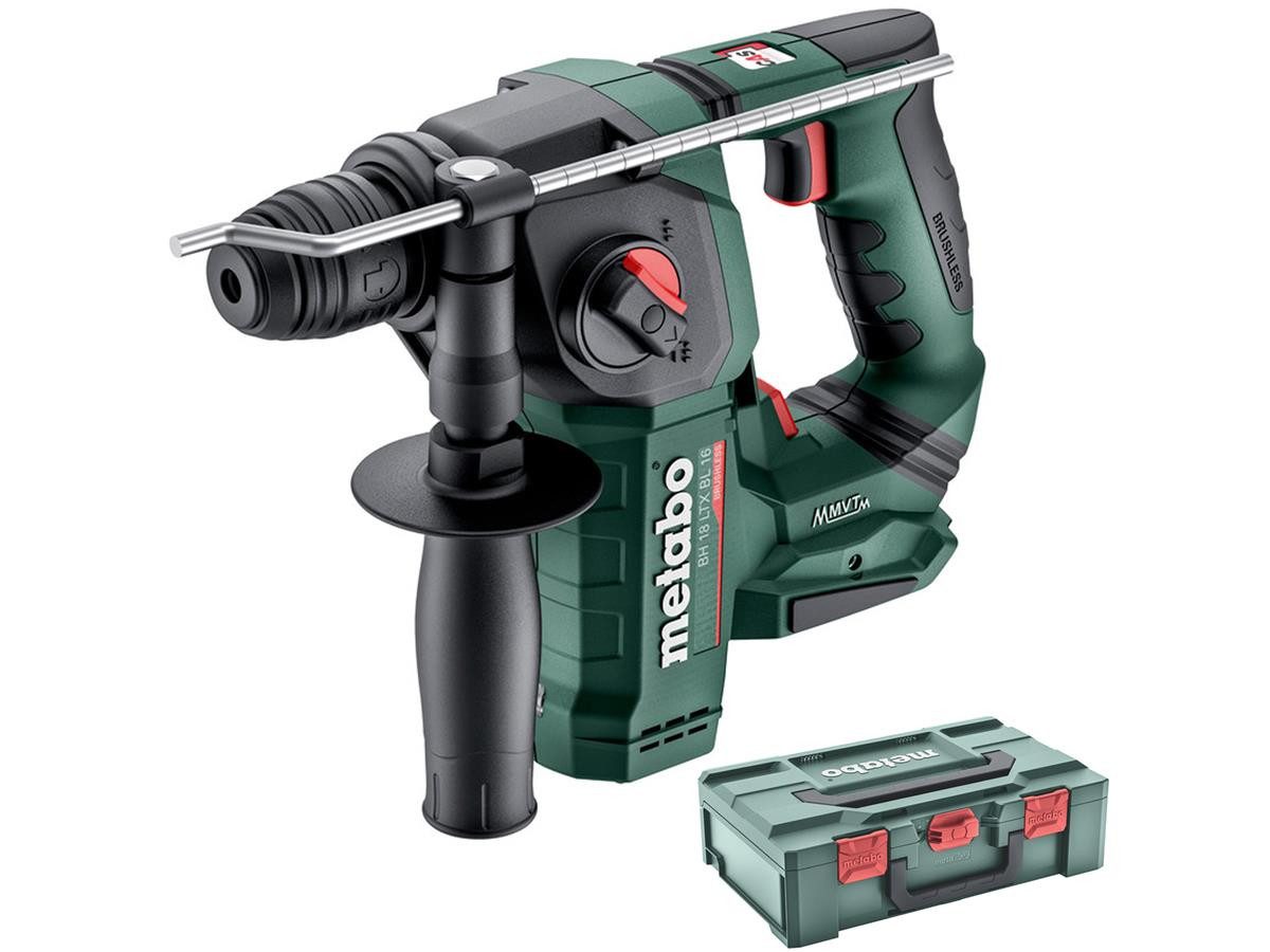 metabo Akku-Bohrhammer Akku BH 18 LTX BL 16 18V, 18 V, (Set), SDS-plus, in metaBOX 145 L, ohne Akkupack und Ladegerät