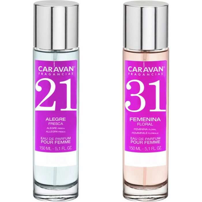 CARAVAN Styles Eau de Parfum SATZ VON 2 PARFÜMS KARAWANE FÜR FRAUEN Nº31 UND Nº 21