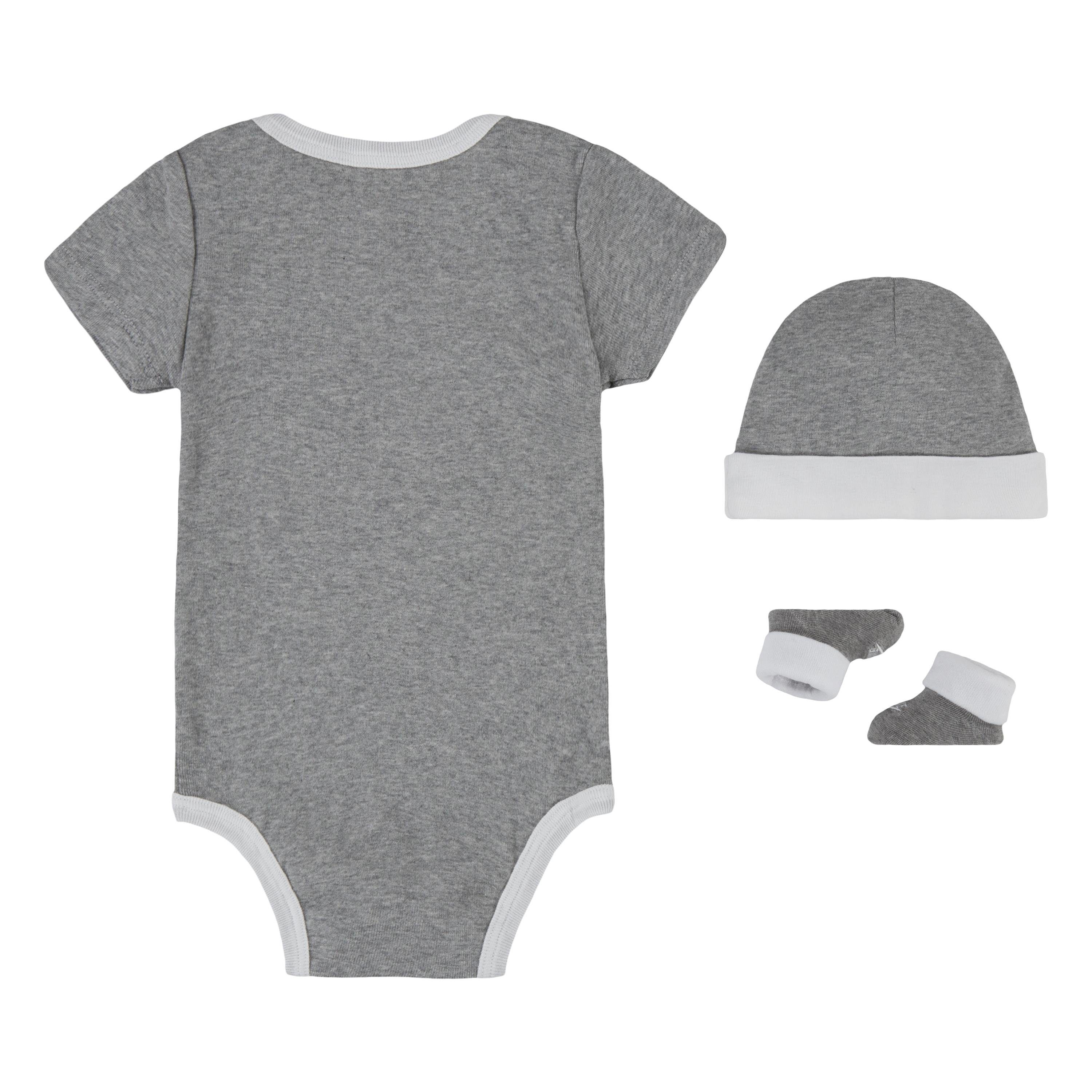 Sportswear 3-tlg) dark Erstausstattungspaket Nike grey (Set,