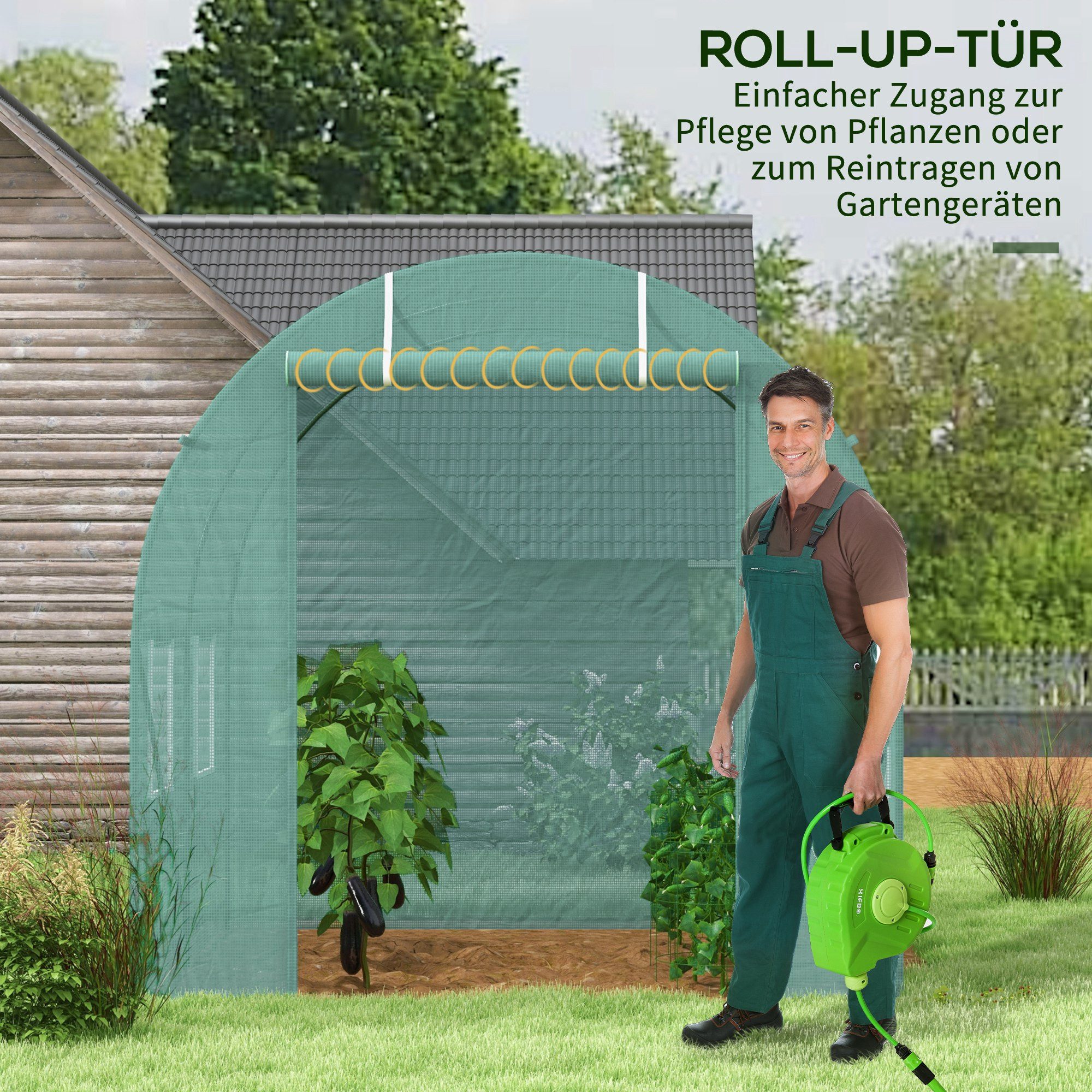 MC Star Foliengewächshaus Tomatengewäc...