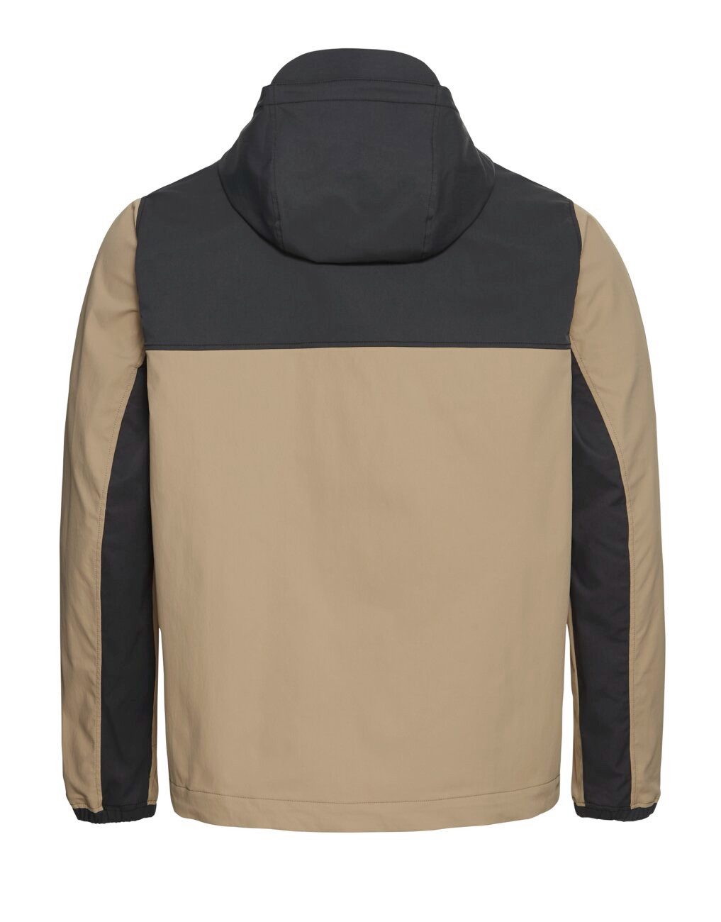 Jack Wolfskin Funktionsjacke Wanderjacke Mahani (UV-Schutz, leicht, atmungsaktiv) hellbraun/schwarz