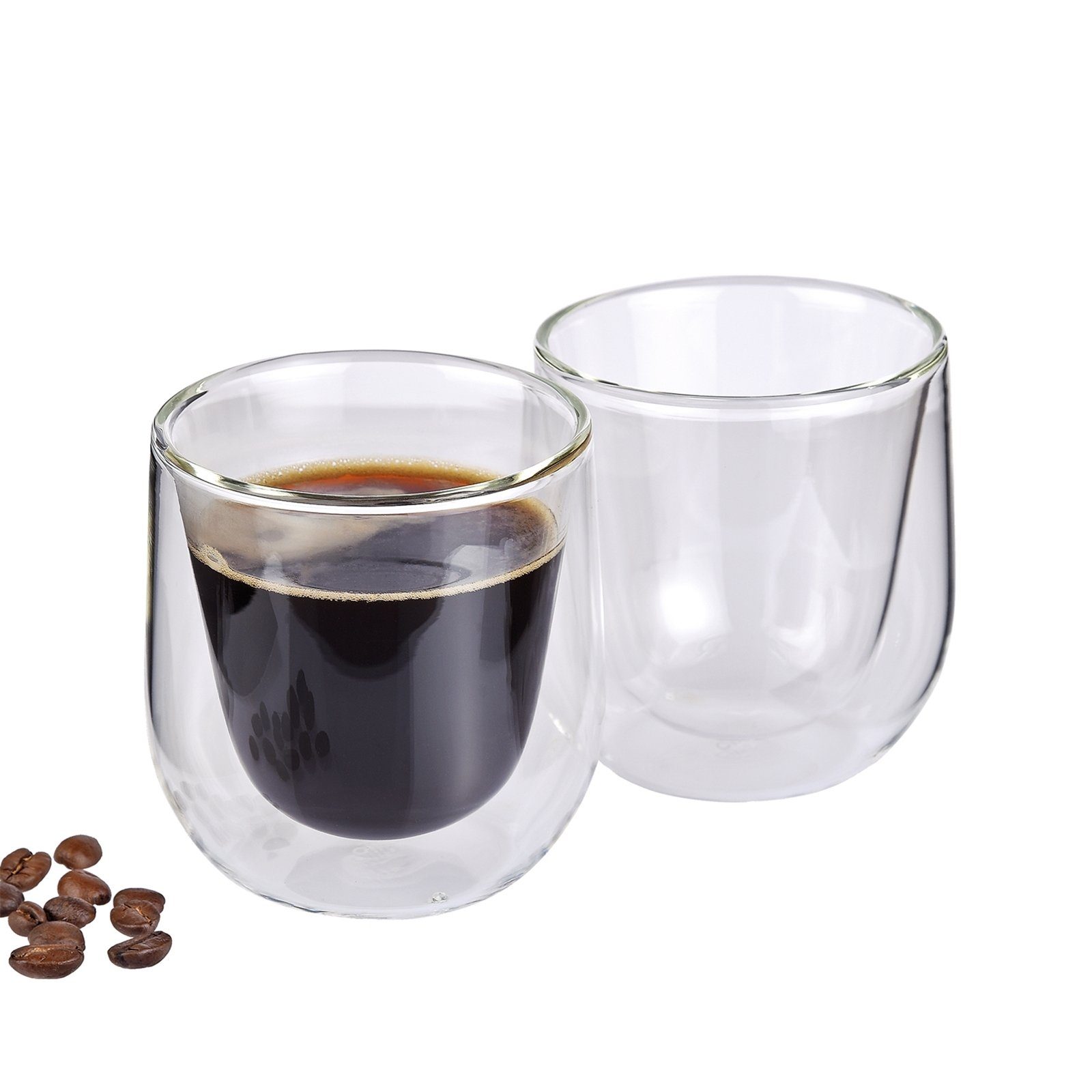 Cilio Thermoglas Kaffee-Glas VERONA, Borosilikatglas, Thermoglas doppelwandig