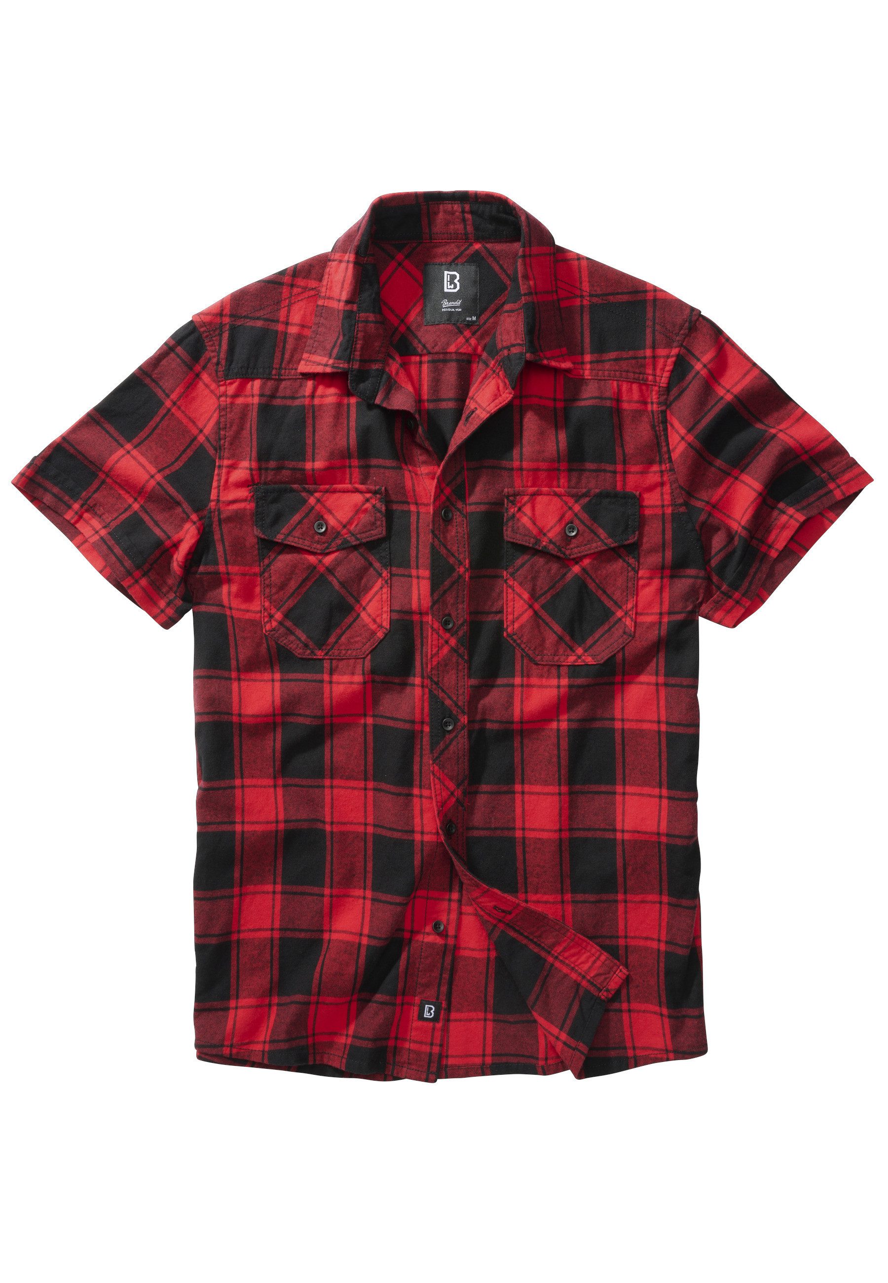 Brandit Kurzarmshirt Brandit Herren Checkshirt Halfsleeve (1-tlg)