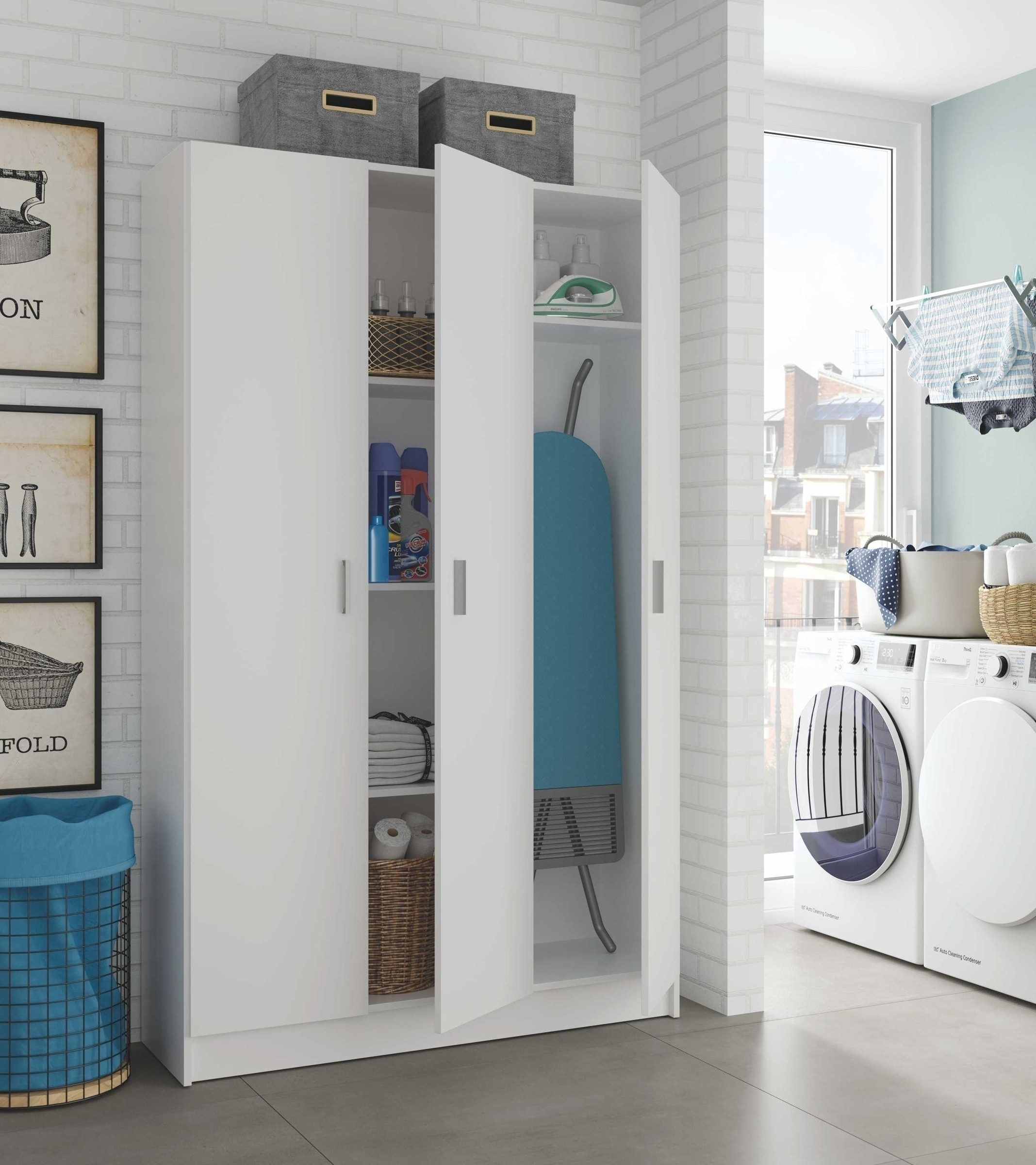 freiraum Mehrzweckschrank Multipurpose in Weiß - 109x180x37 (BxHxT) günstig online kaufen