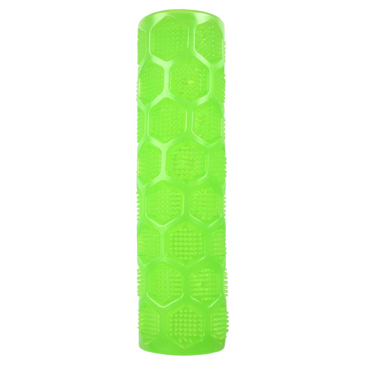 Flamingo Spielknochen Hundespielzeug TPR Dental Squeaky Stick grün