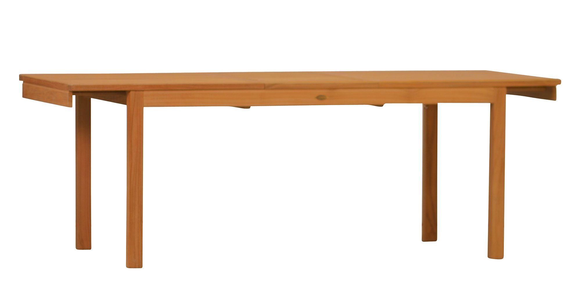 Kai Wiechmann Gartentisch Premium Teak Ausziehtisch als moderner Holztisch aus Teak, ausziehbarer und unbehandelter Teaktisch