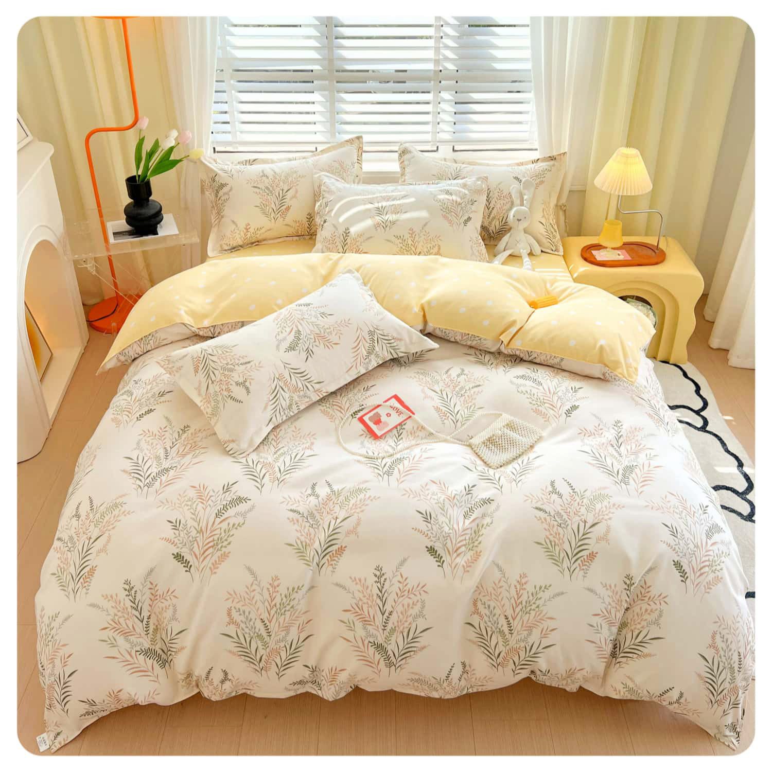 ibettertec Bettwäsche Bettbezug Set 135x200, 200x200 günstig online kaufen
