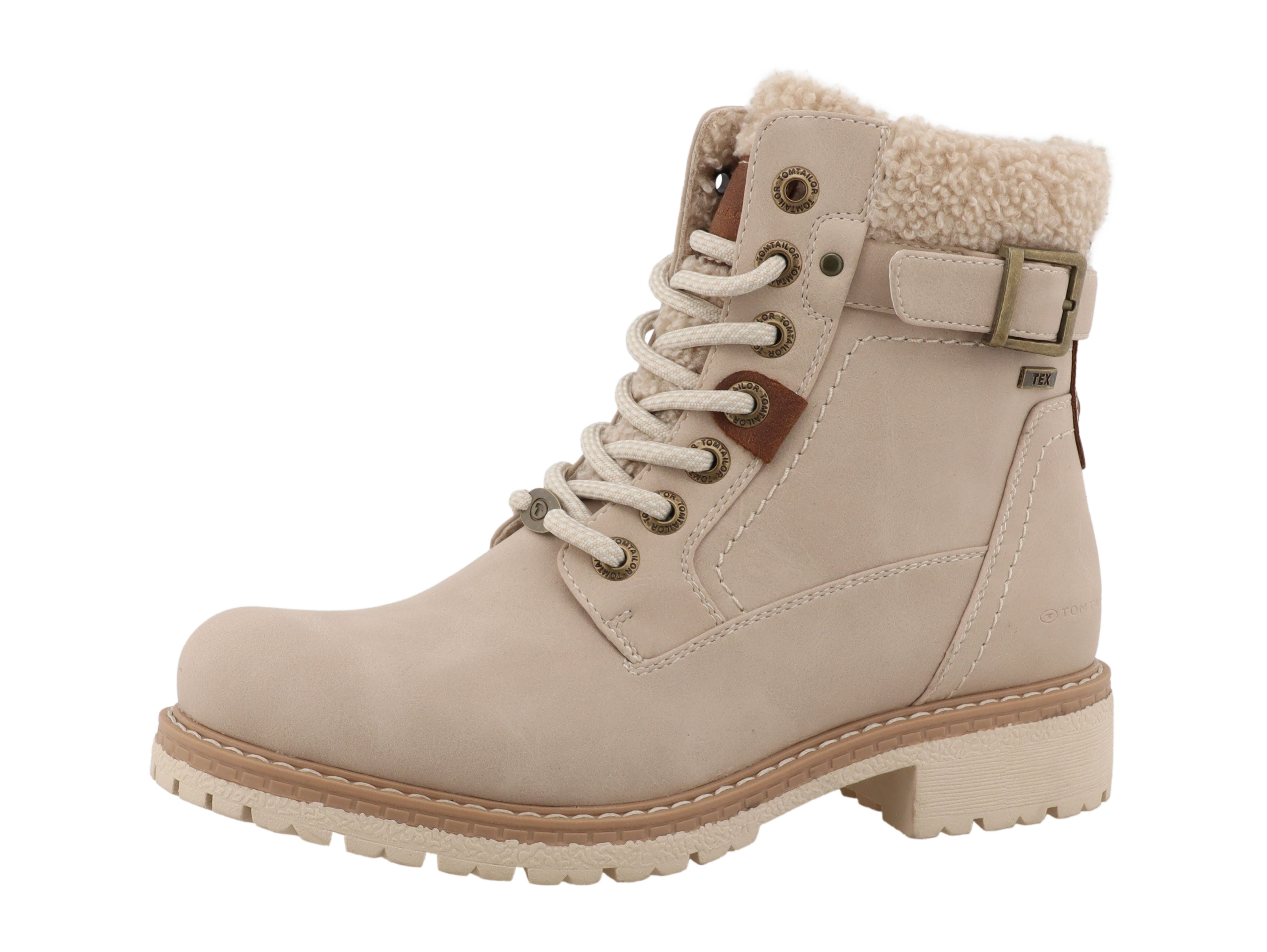 TOM TAILOR Winterboots Workerboots, Hiking Boot mit Blockabsatz