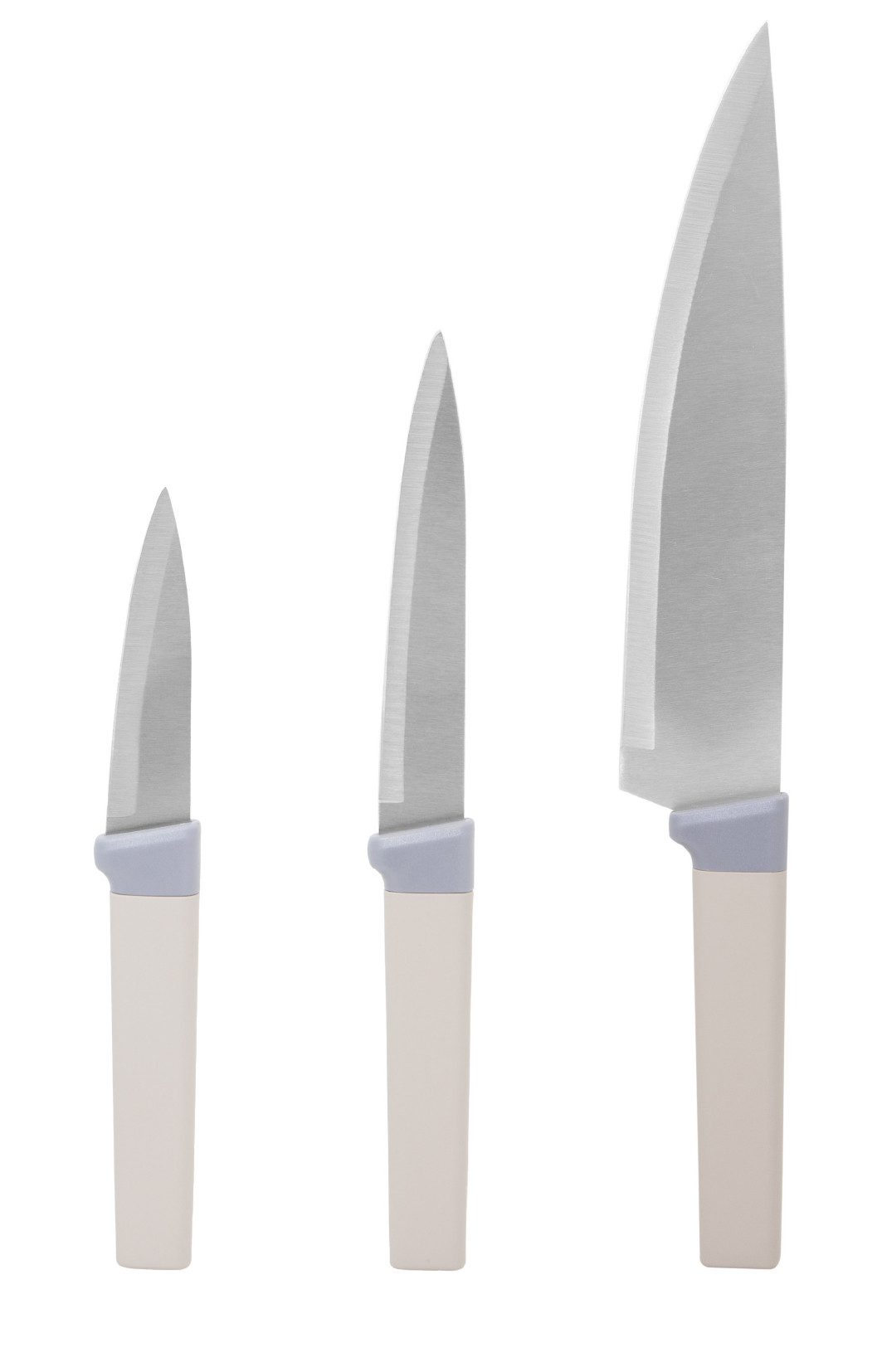 G.R.I.I.N. Universalküchenmesser 3er Set Grau/Tape