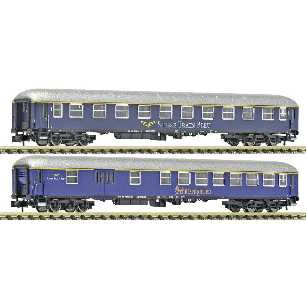 Fleischmann Personenwagen Fleischmann 6260083 N 2-tlg. Set 2: Schnellzugwagen, Suisse Train Bleu