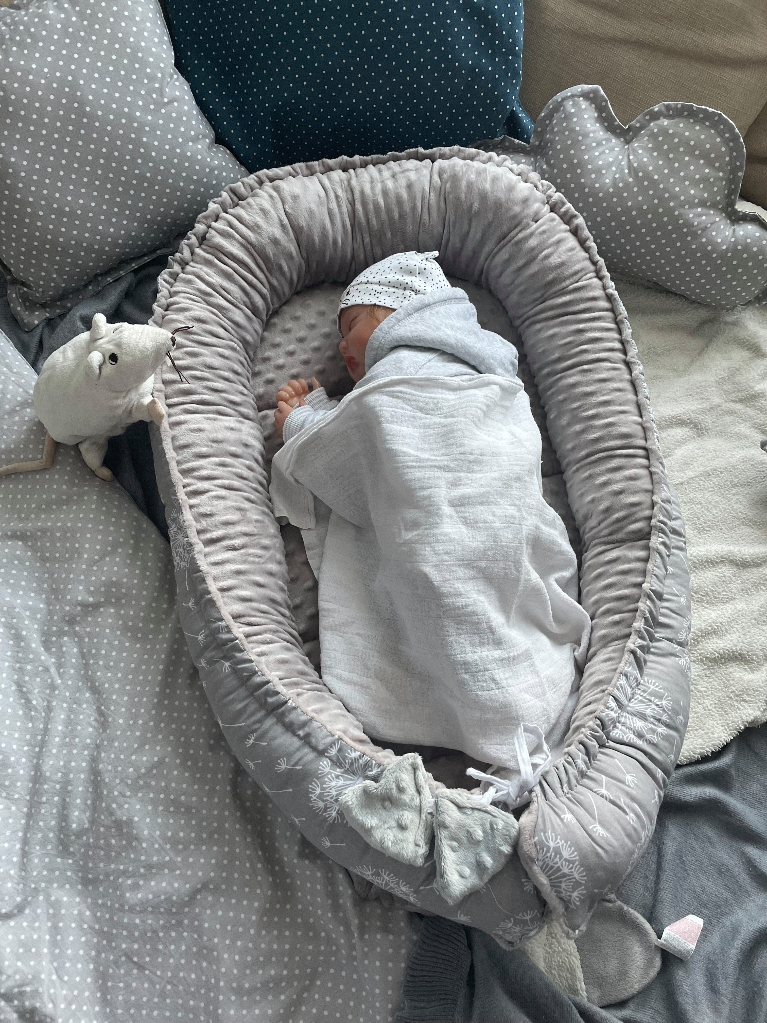 Loolay Bettnestchen MINKY/ Baumwolle BABYNEST Babykokon Geschenk Babyaustat günstig online kaufen