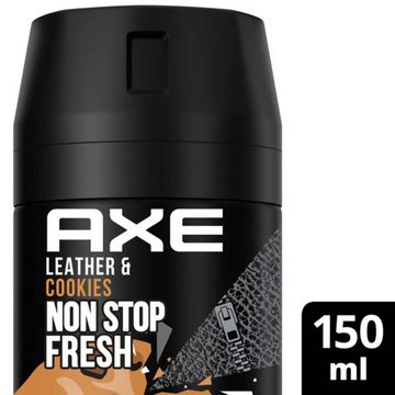 axe Deo-Set Bodyspray Leather & Cookies Deo 6x150ml Deodorant ohne Aluminium