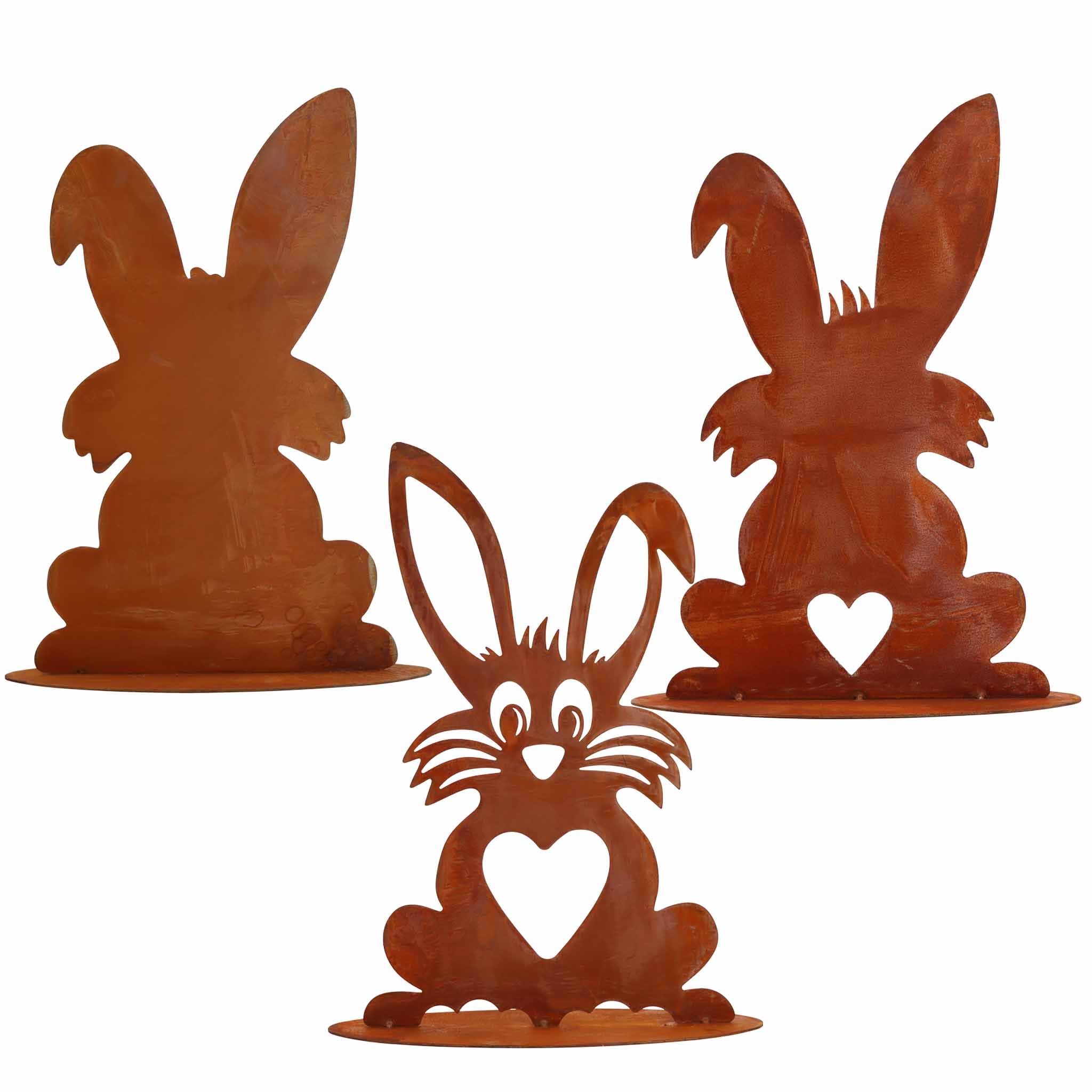 Rostikal Osterfigur Osterhase Figuren Metall Osterdeko günstig online kaufen