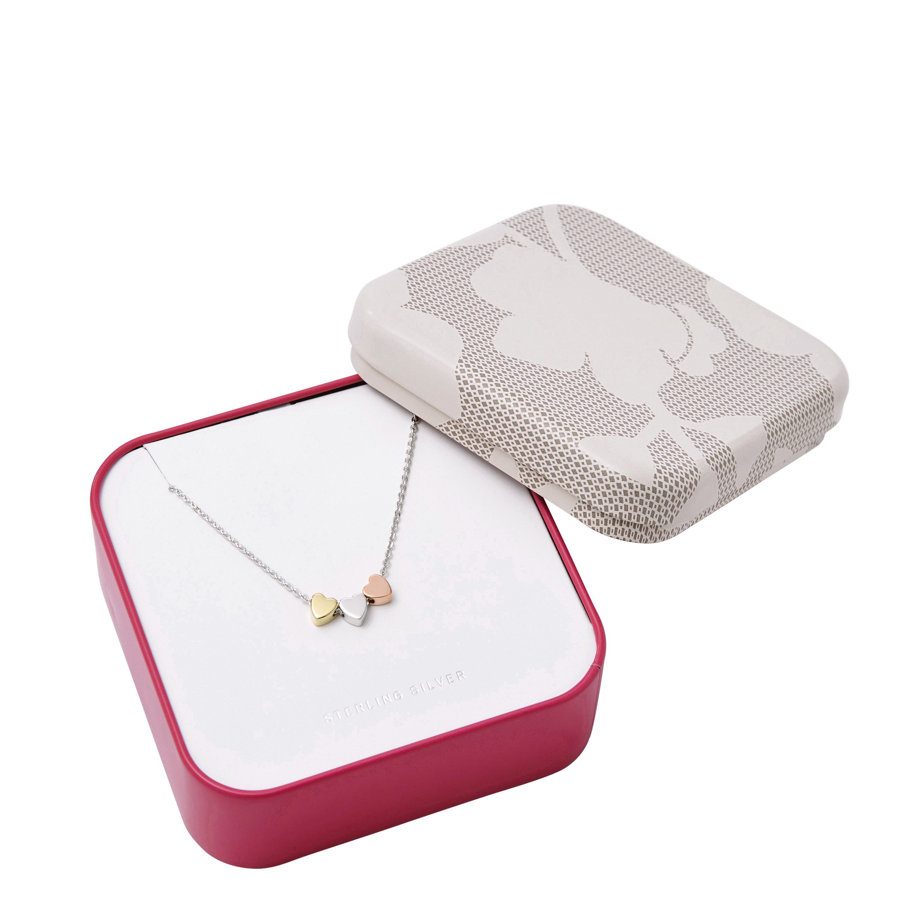 Fossil Edelstahlkette 925er Sterlingsilb...