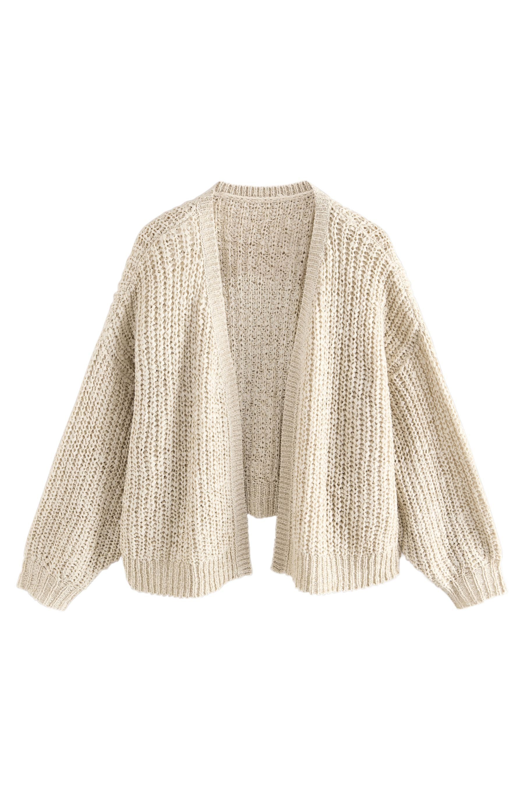 Next Strickjacke Strickjacke mit Zierstreifen (1-tlg) günstig online kaufen