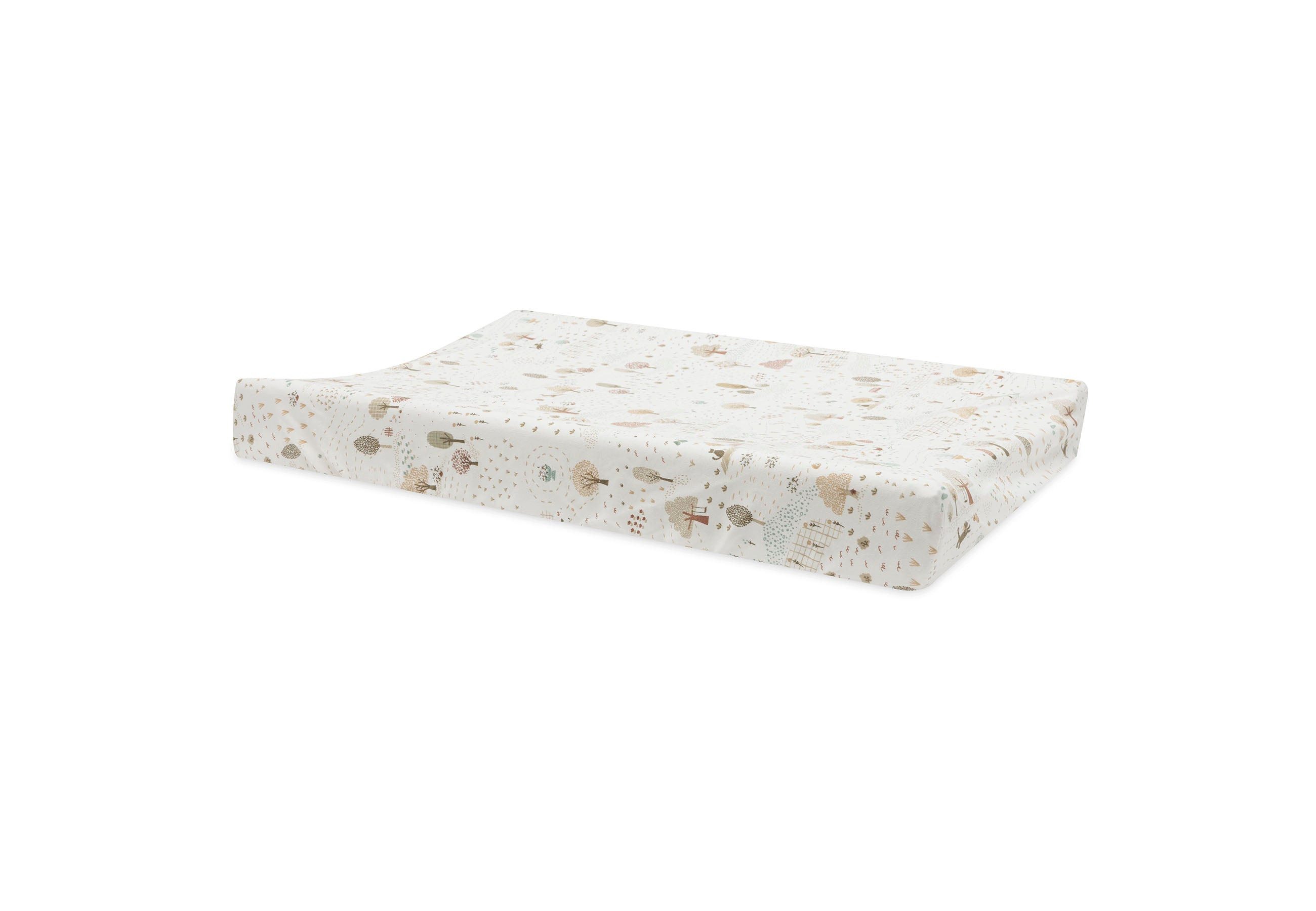Jollein Wickelauflagenbezug Wickelauflagenbezug Jersey für schmale 50x70 Auflagen, in verspielten Allover Motiven